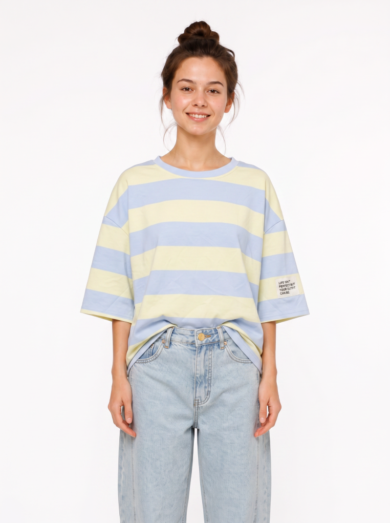T-Shirt mit Streifen