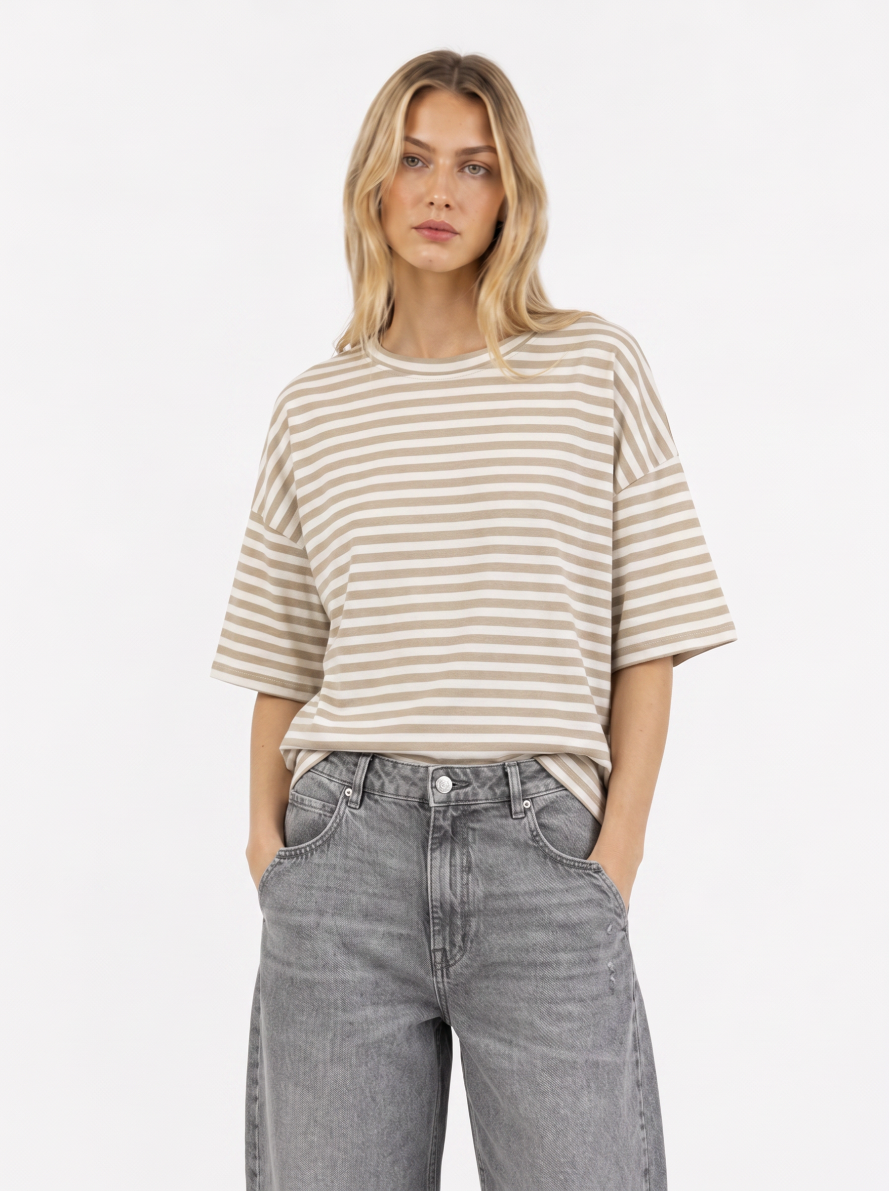 T-Shirt mit Streifen