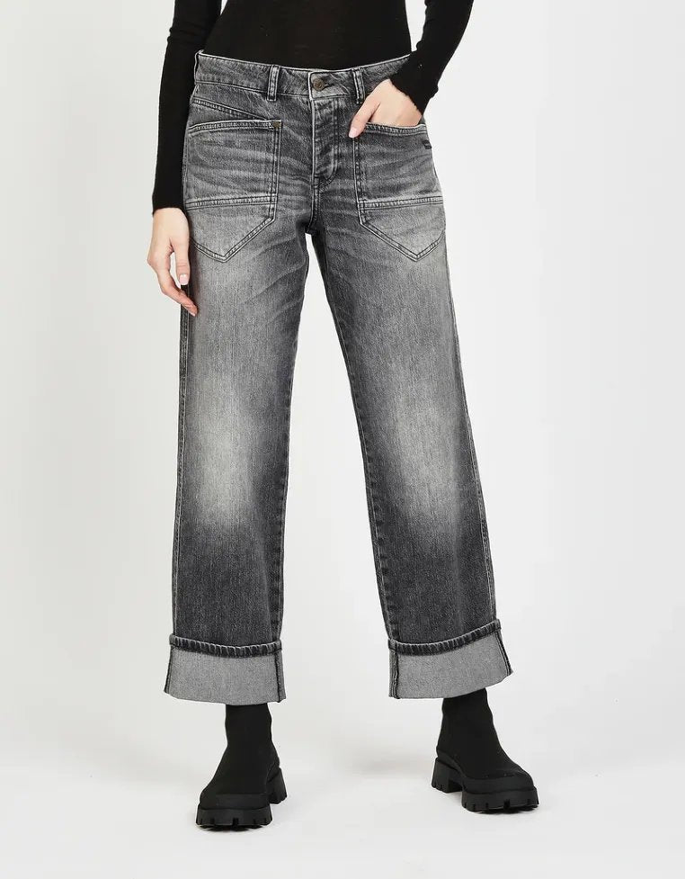 Gang Wide Leg Light Anthra Wash