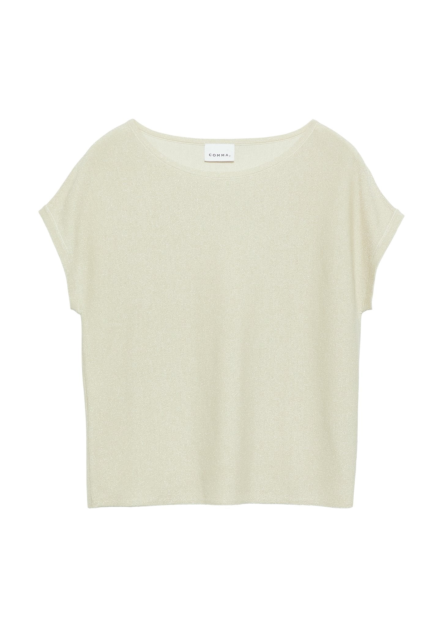 Comma Strickpullover White