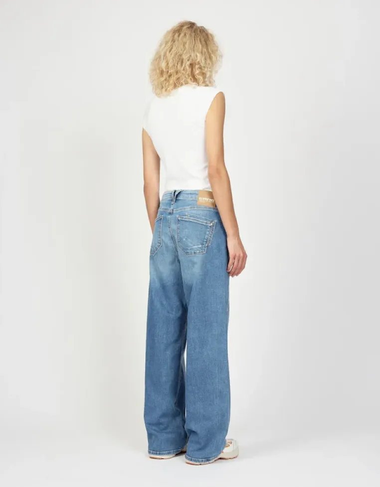 Gang Wide Leg Cool Vint Midblue