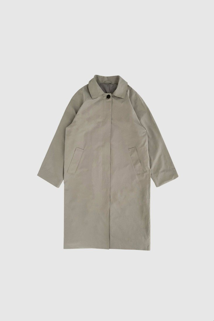 WithBlack Trenchcoats Grey Sand