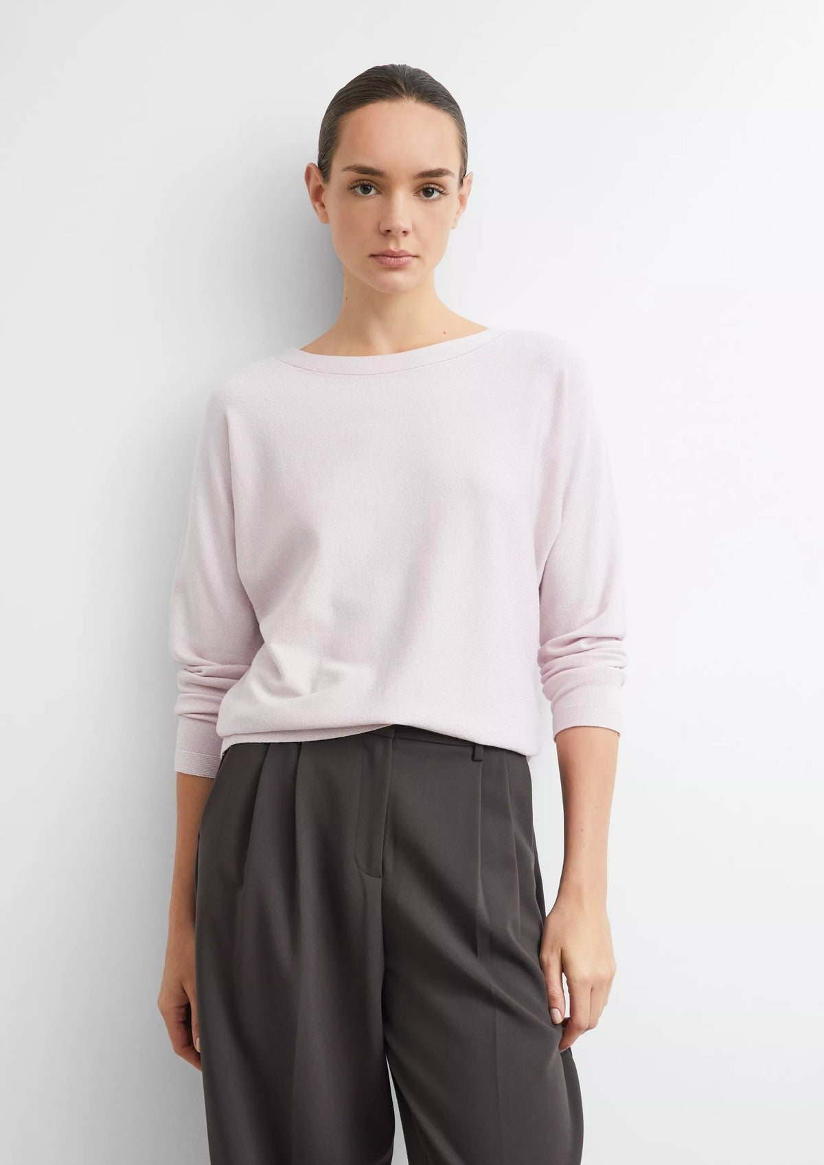 Pullover mit Glitzergarn