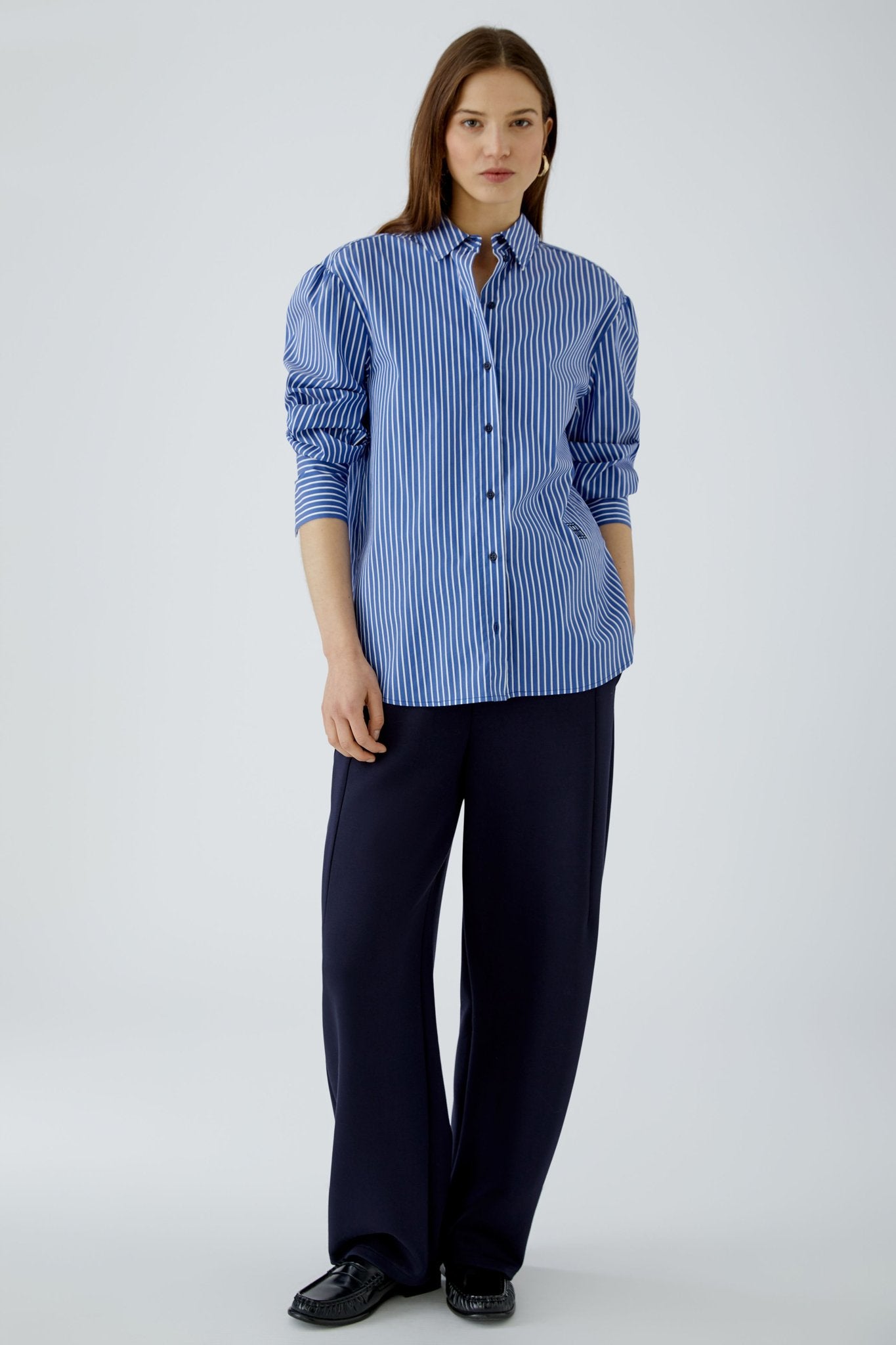 Bluse mit Streifen