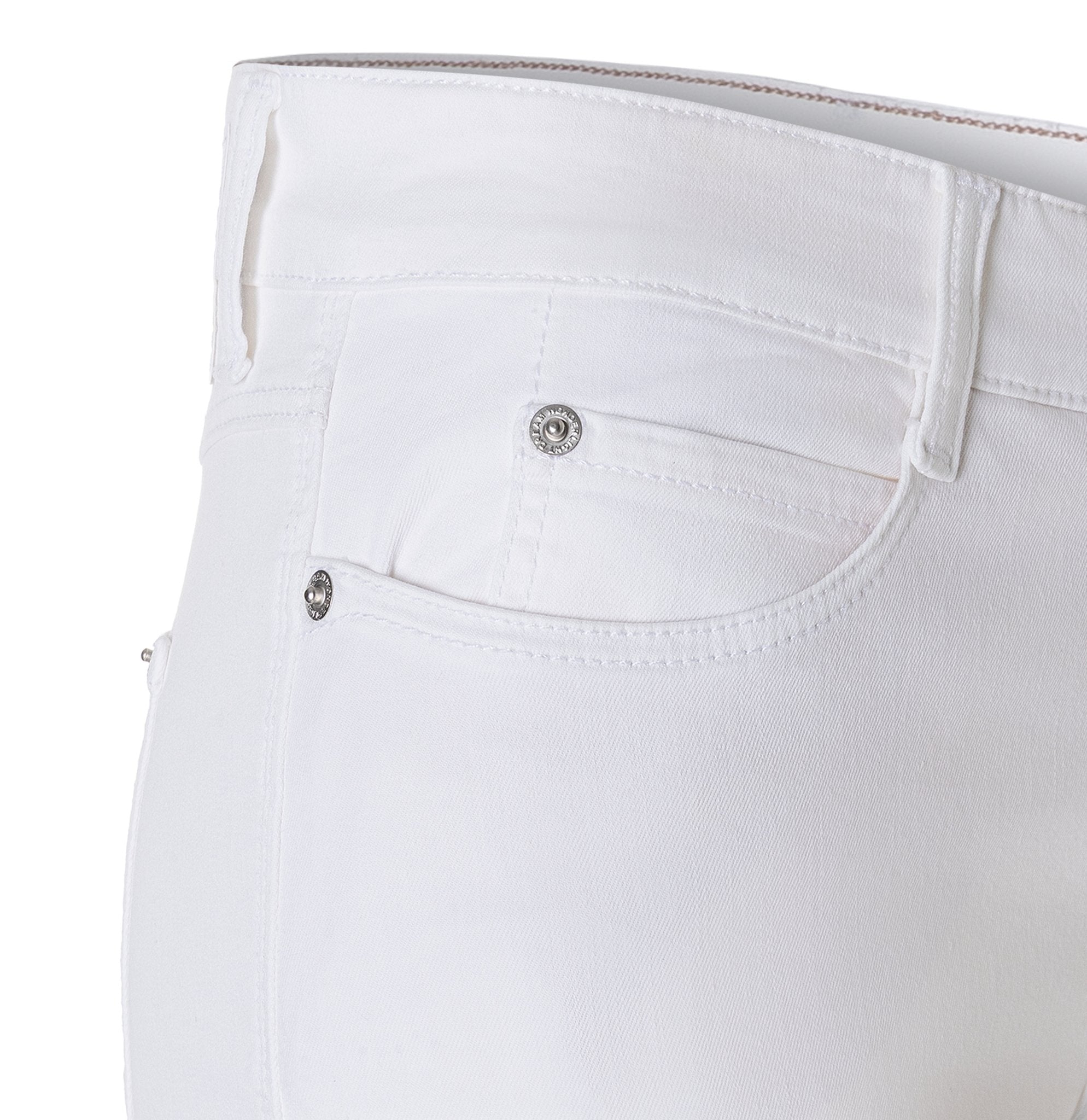 MAC Wide Leg White Denim