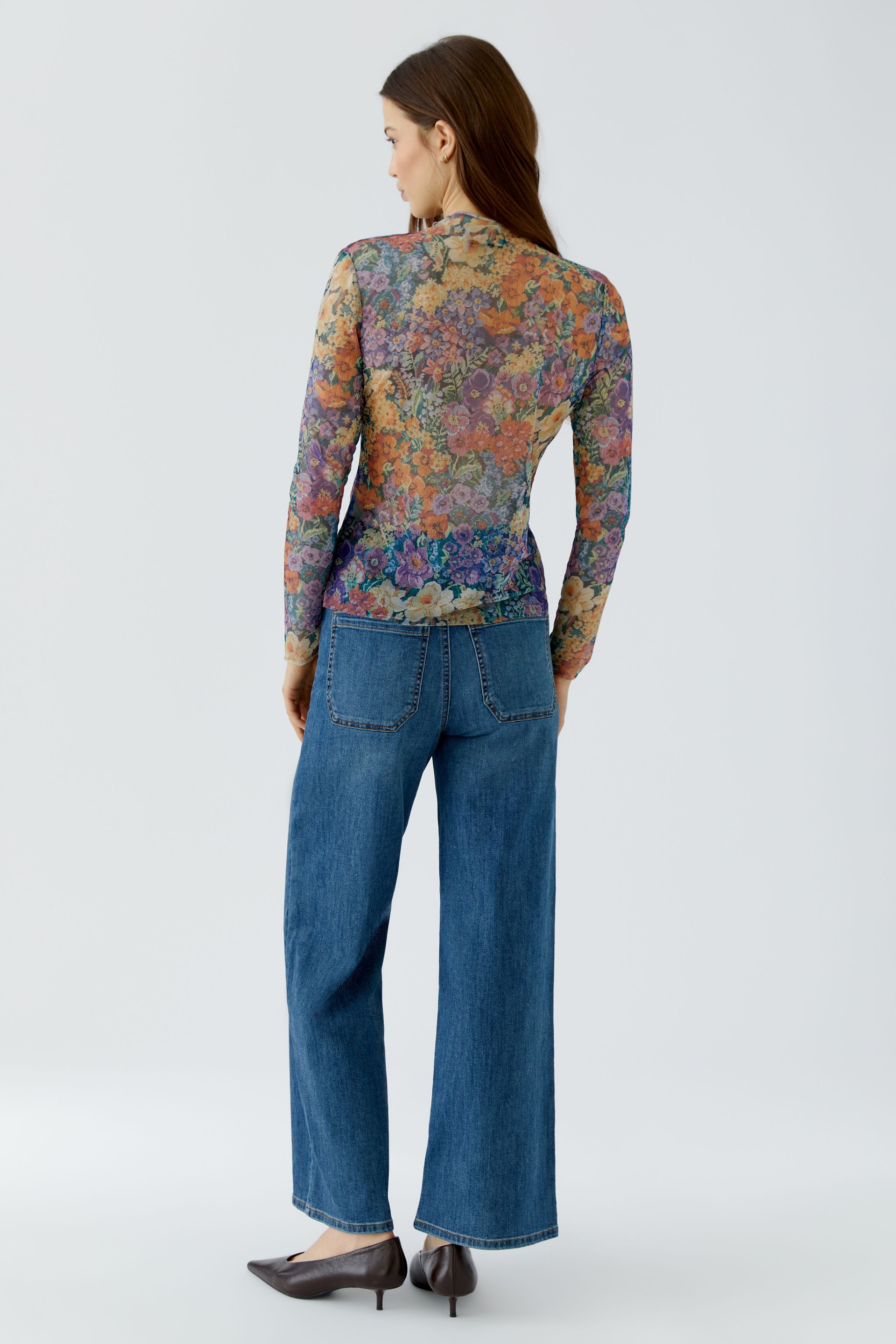 Longsleeve mit Blumenprint