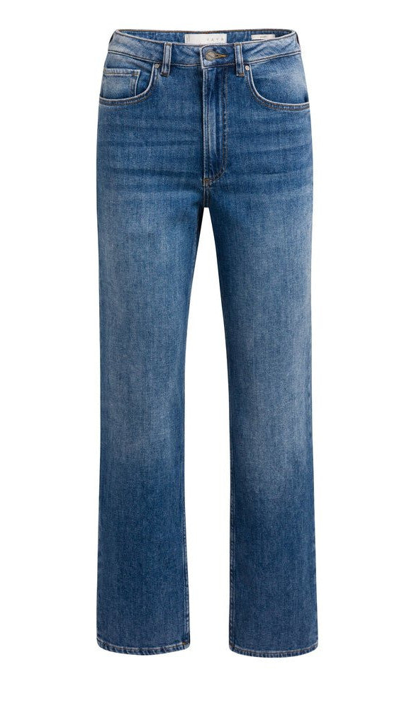 Slim Fit-Jeans mit geradem Bein