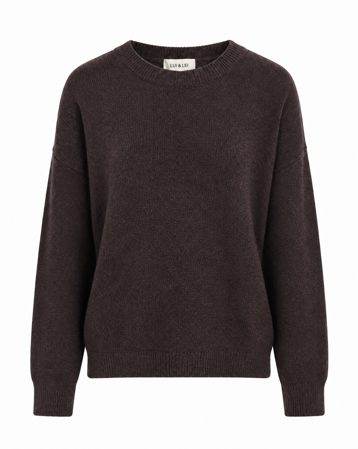 Strickpullover mit Rundhalsausschnitt