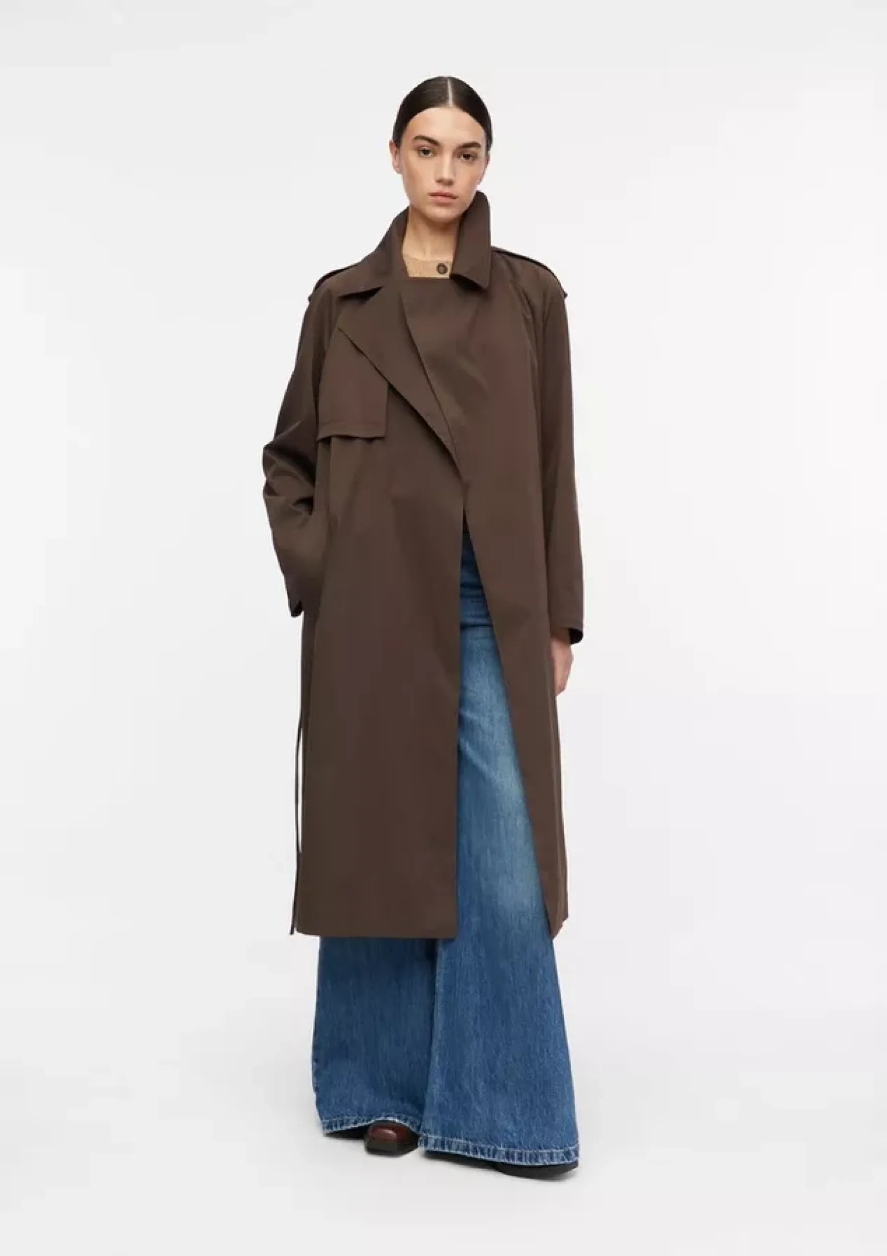Trenchcoat mit Bindegürtel