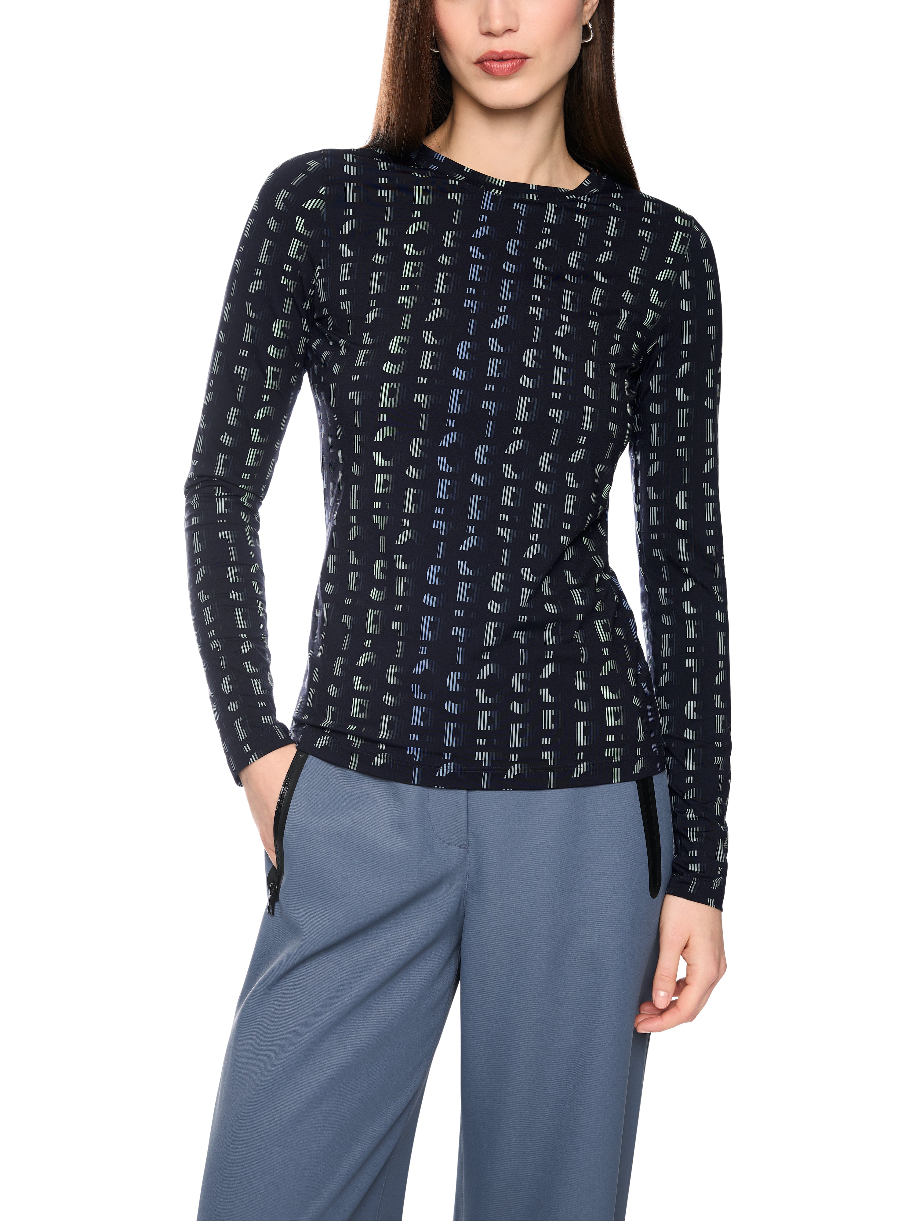 Longsleeve mit grafischem Print