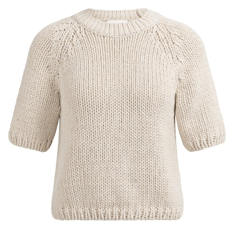 Yaya Strickpullover Kit Beige