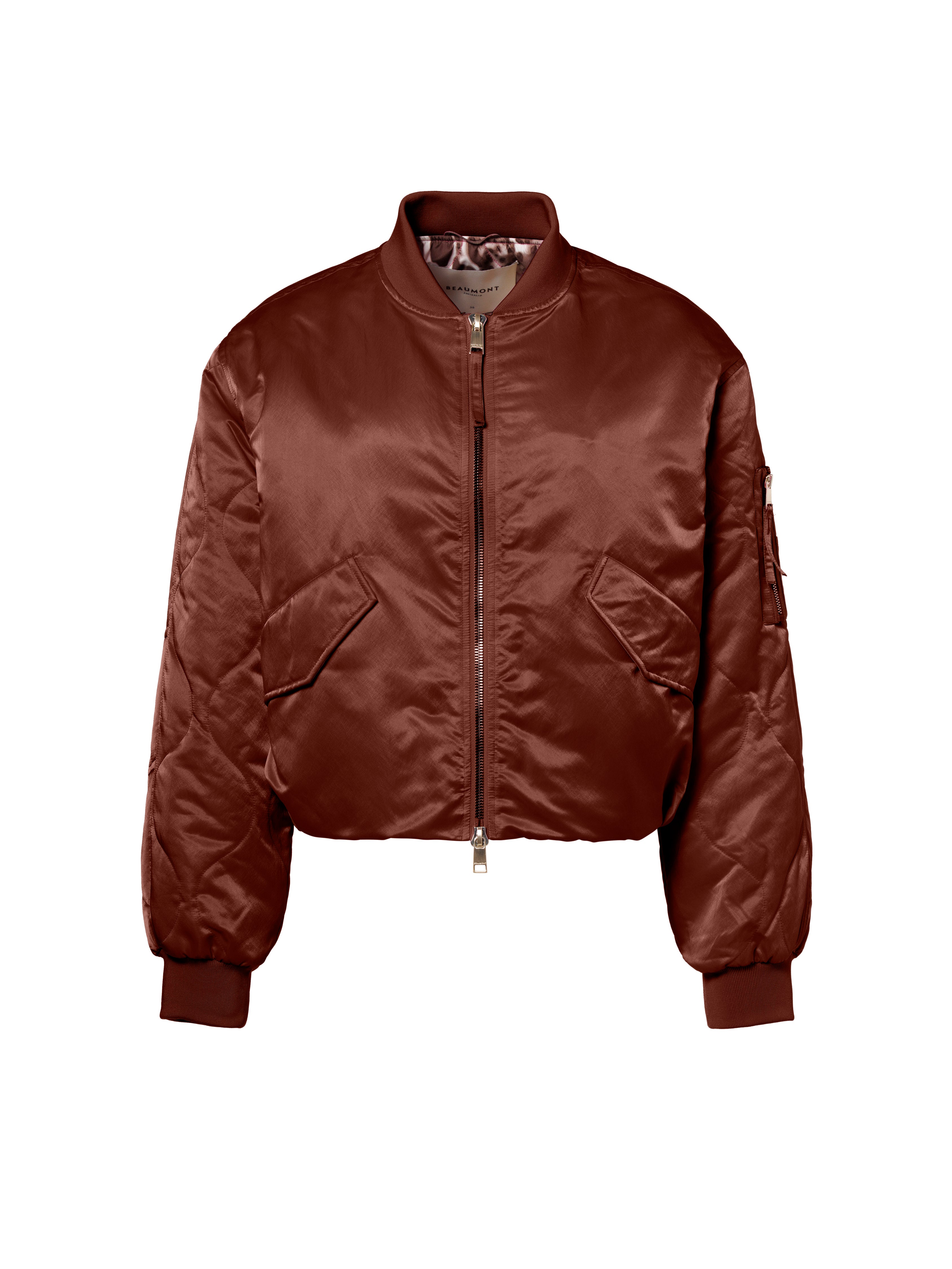 Beaumont Bomberjacken Cacao Bean