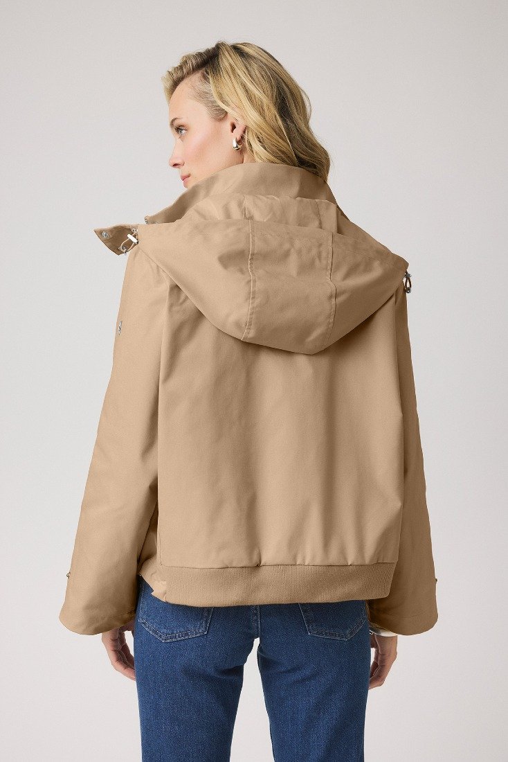 Covered Bomberjacken Smoke Beige