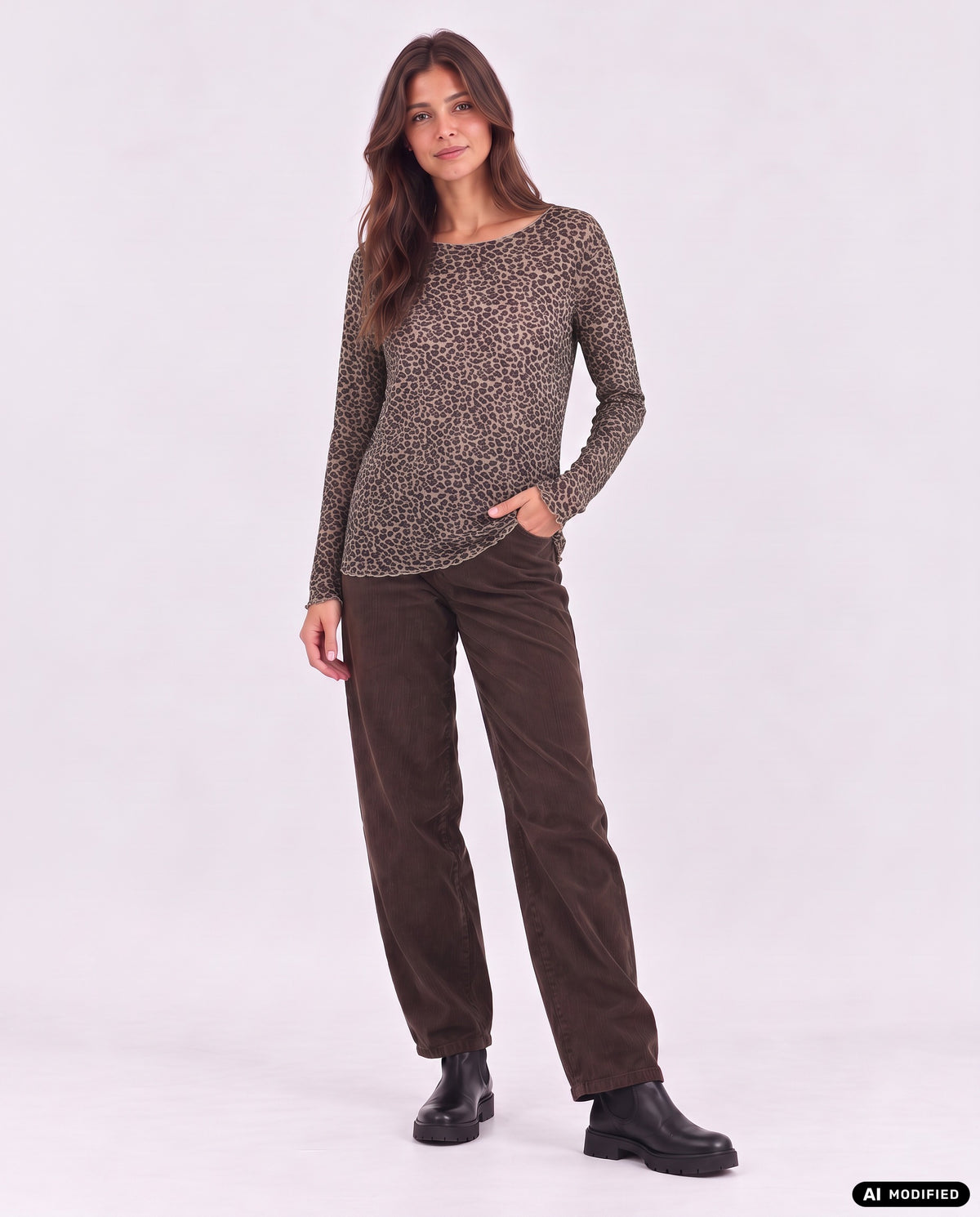Longsleeve mit Kaschmir-Anteil