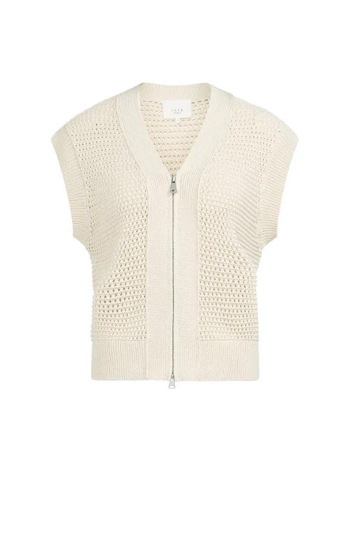Ärmelloser Cardigan
