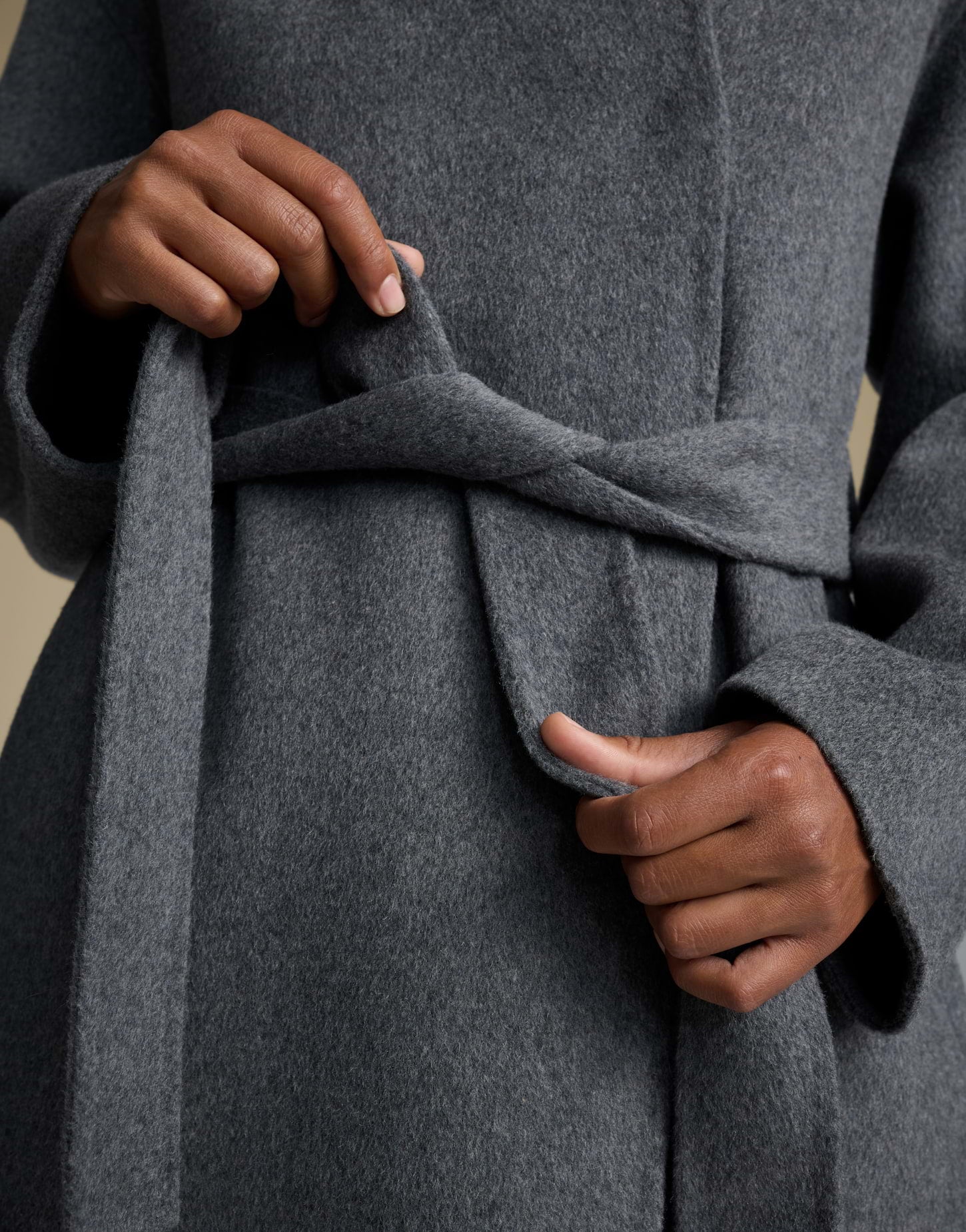 Wickeljacke aus Wolle