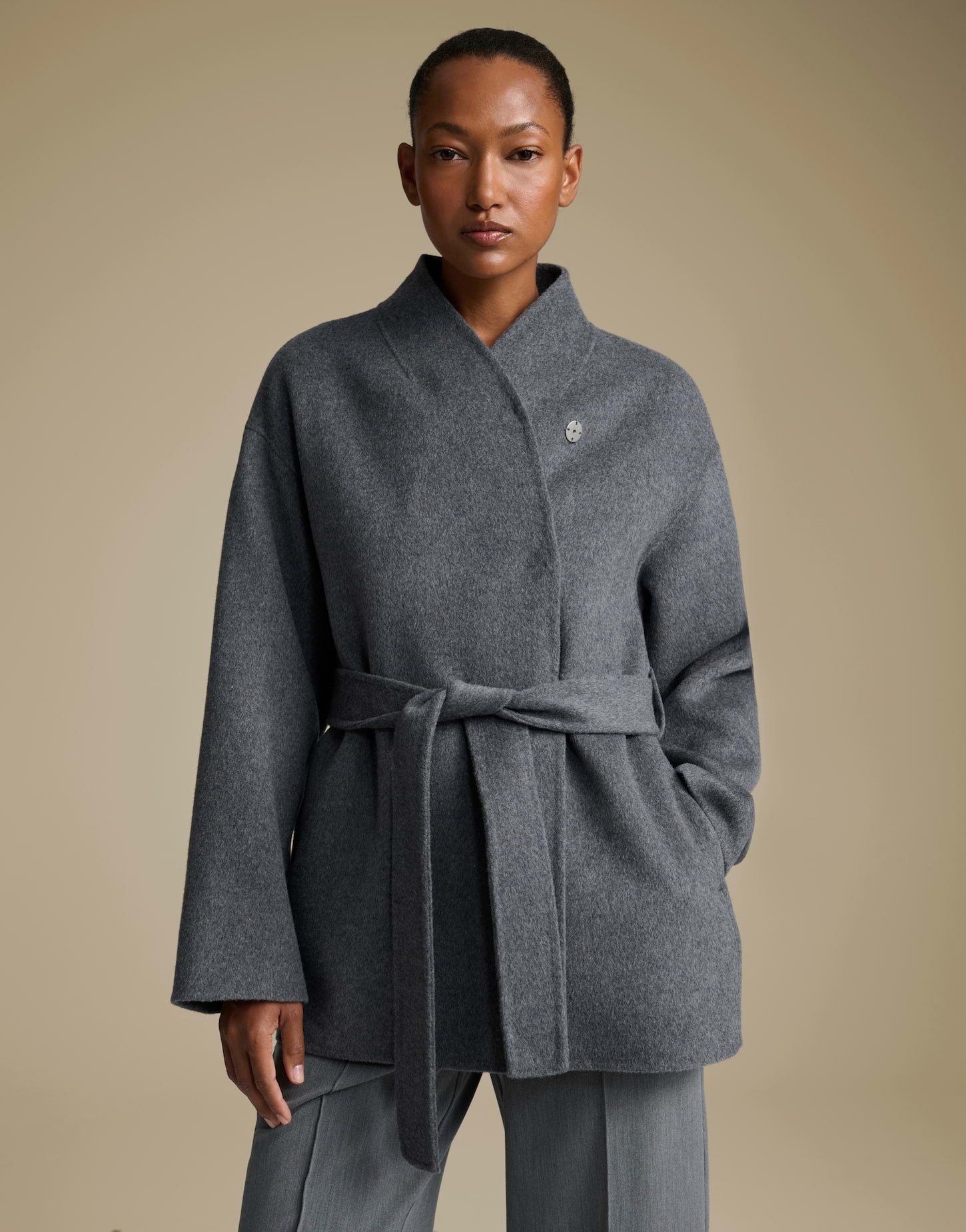 Wickeljacke aus Wolle