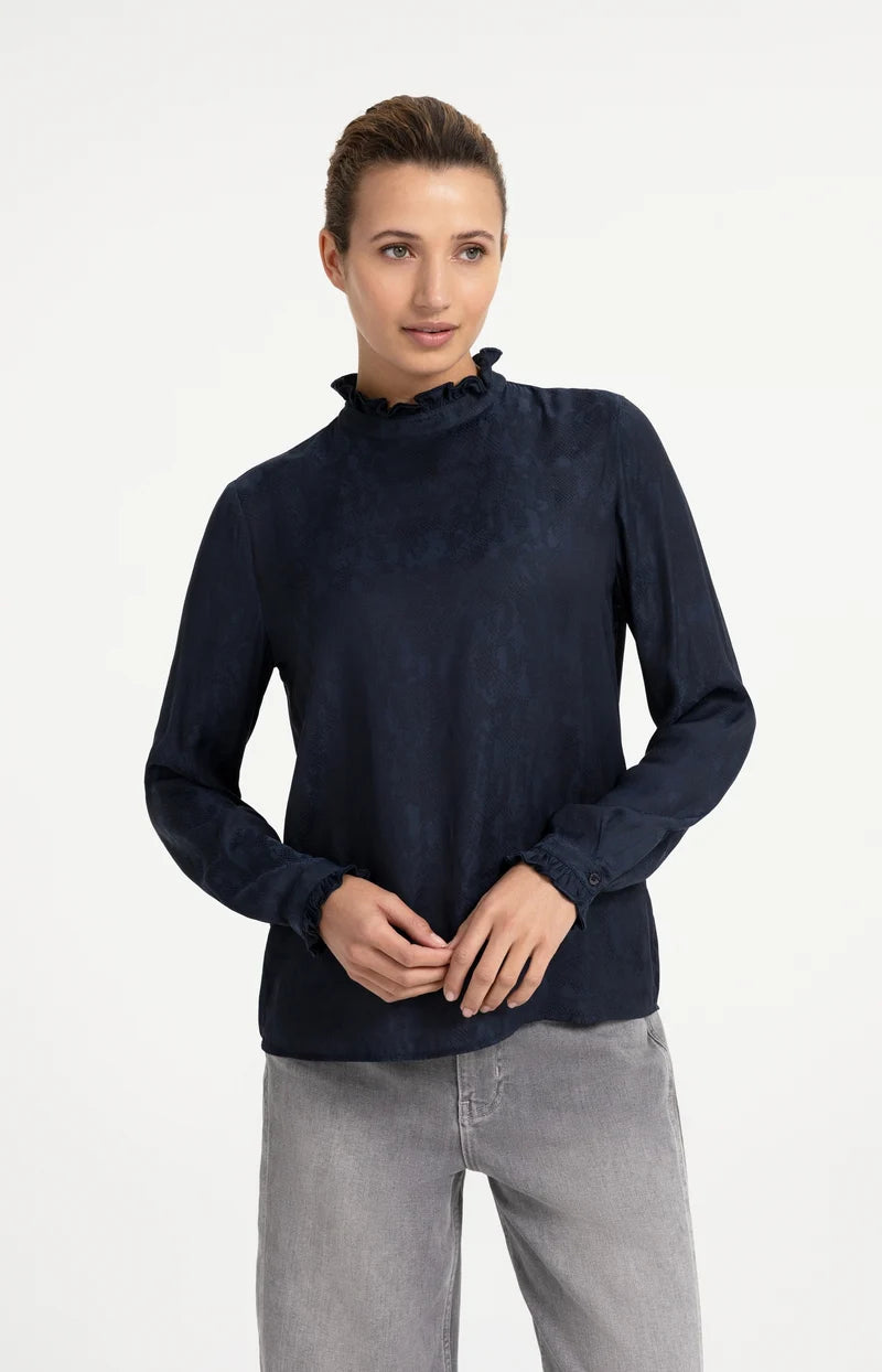 Longsleeve mit Rüschen
