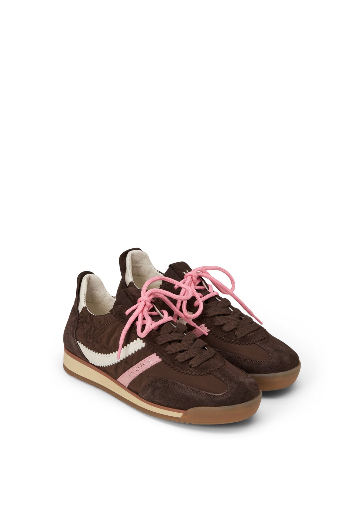 Sneaker mit Lederakzenten