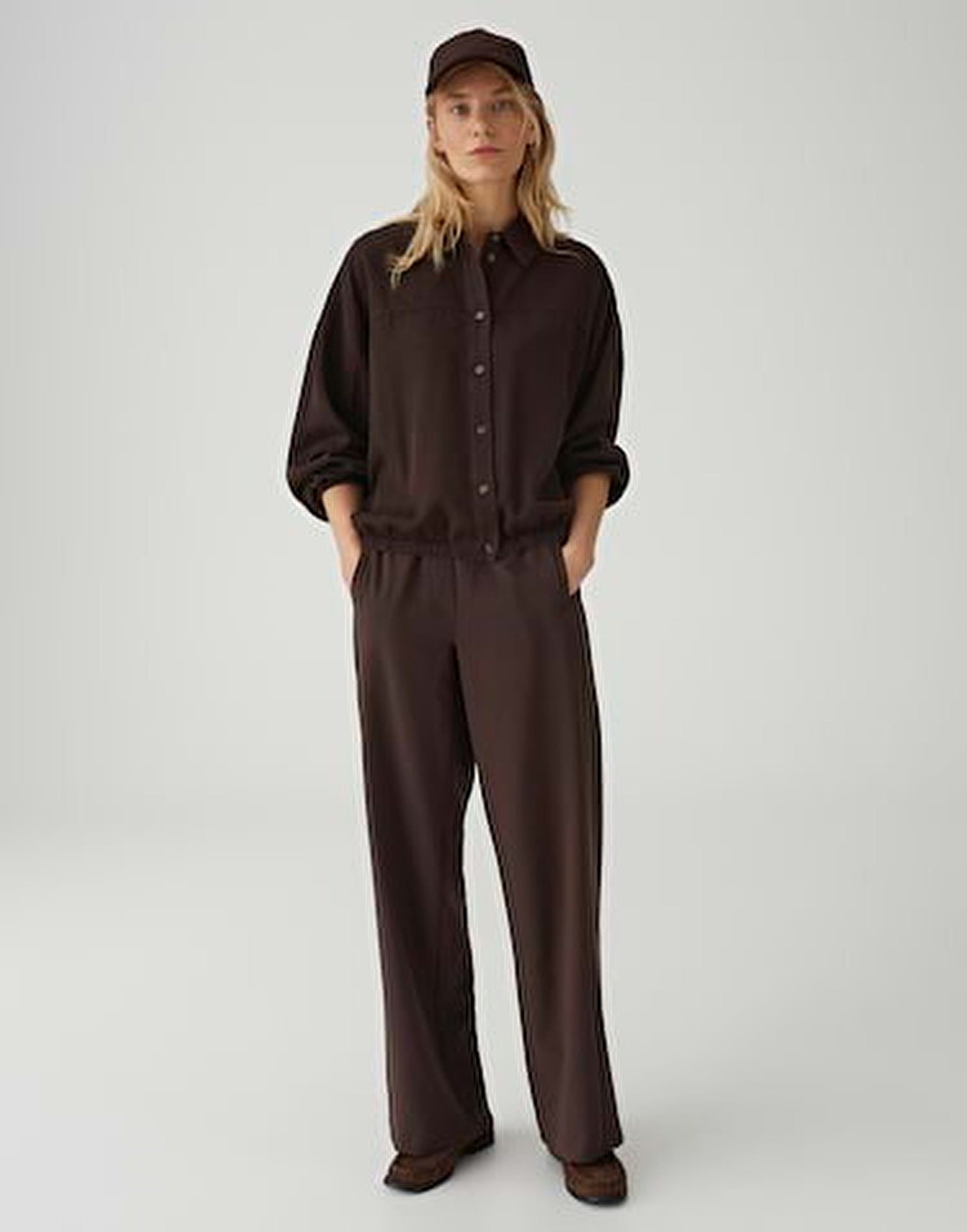 Opus Blusen Coffee Bean