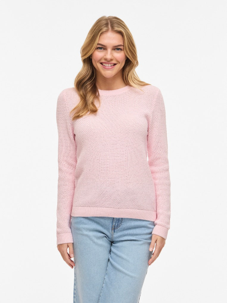 VILA Strickpullover Cherry Blossom
