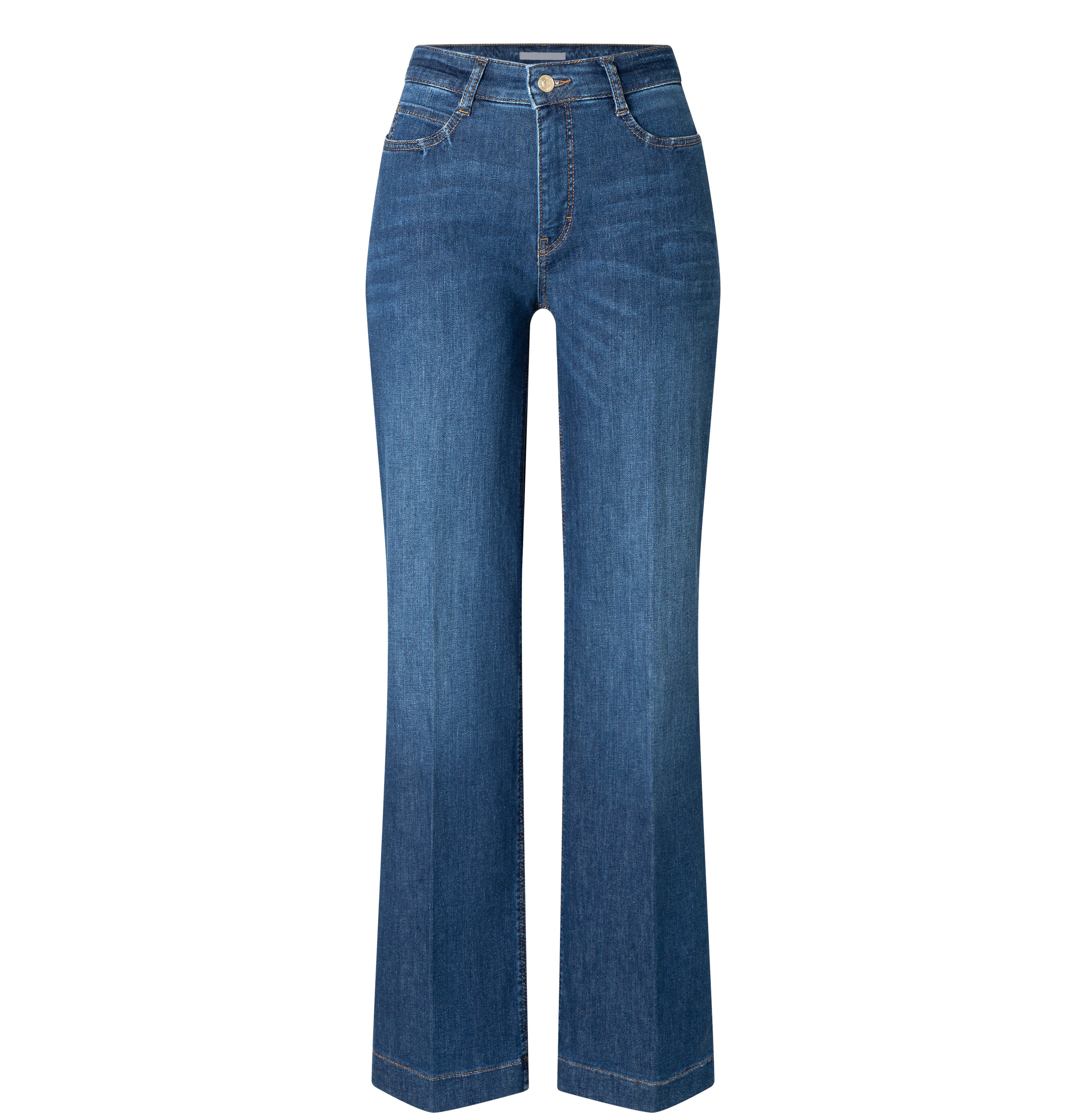 MAC Wide Leg Fashion Blue Washed