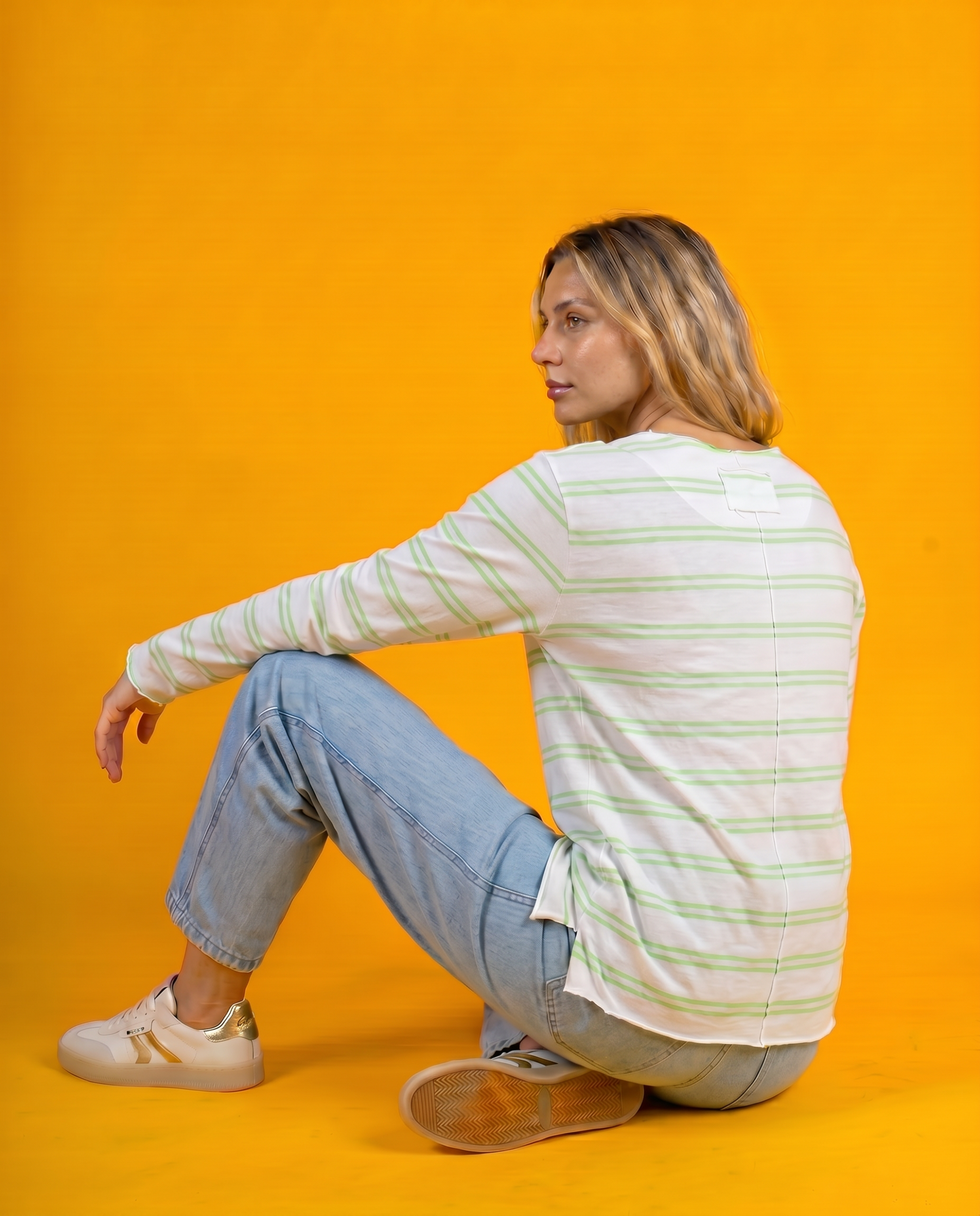 Longsleeve mit Streifen