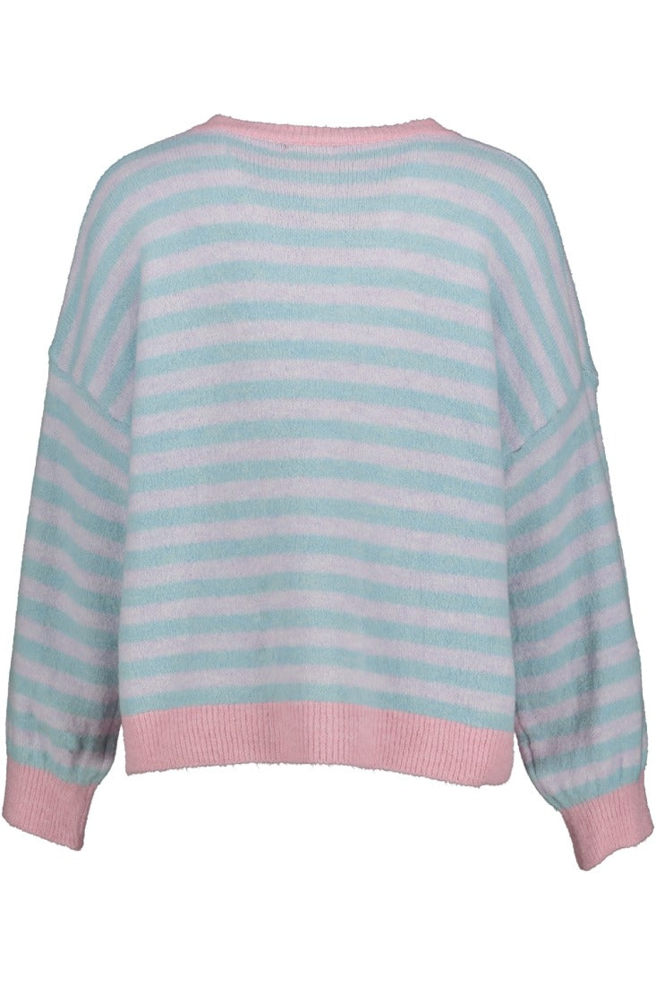 Goose Flash Strickjacken Flieder/Blau/Pink