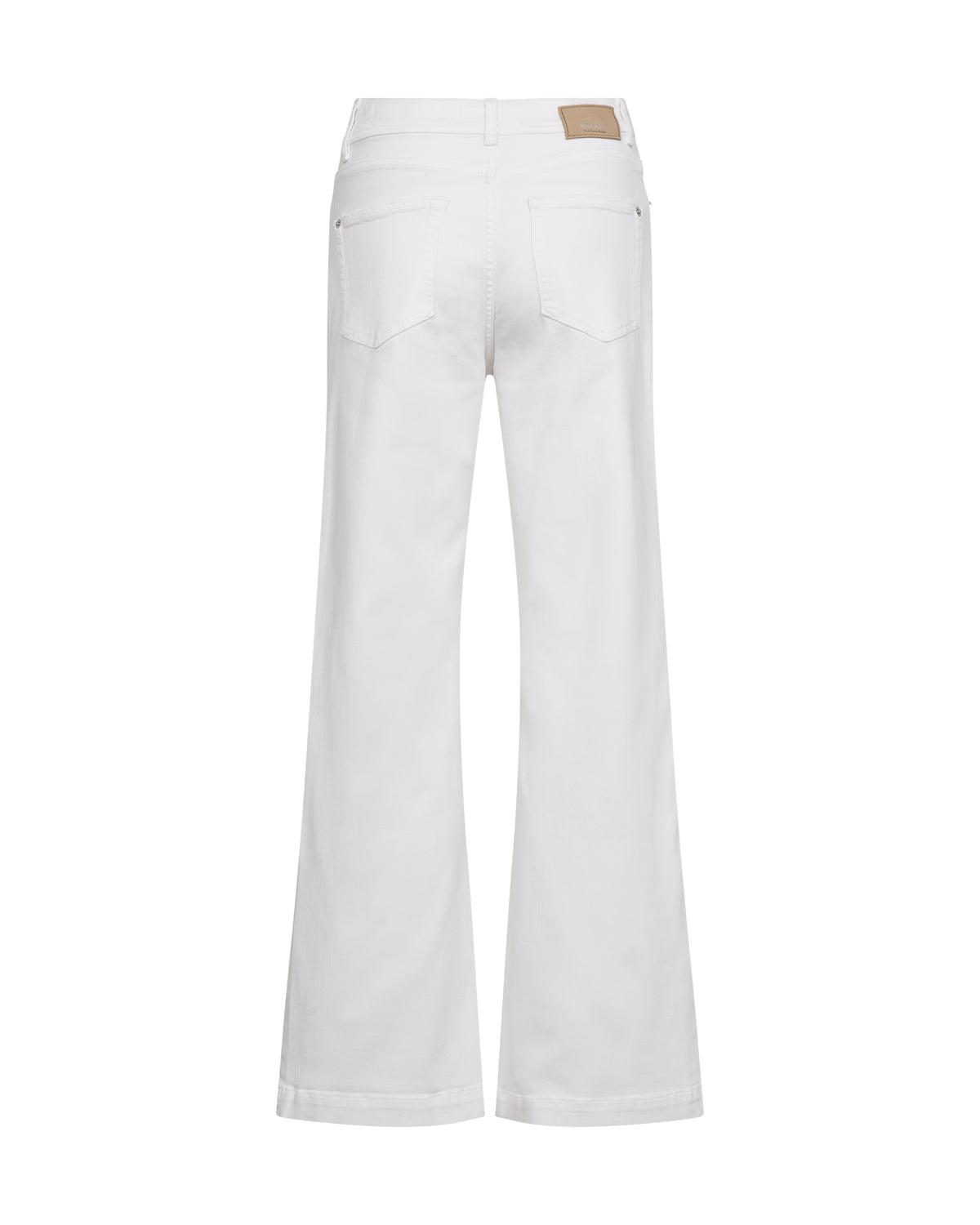 Mos Mosh Flared Leg Bright White