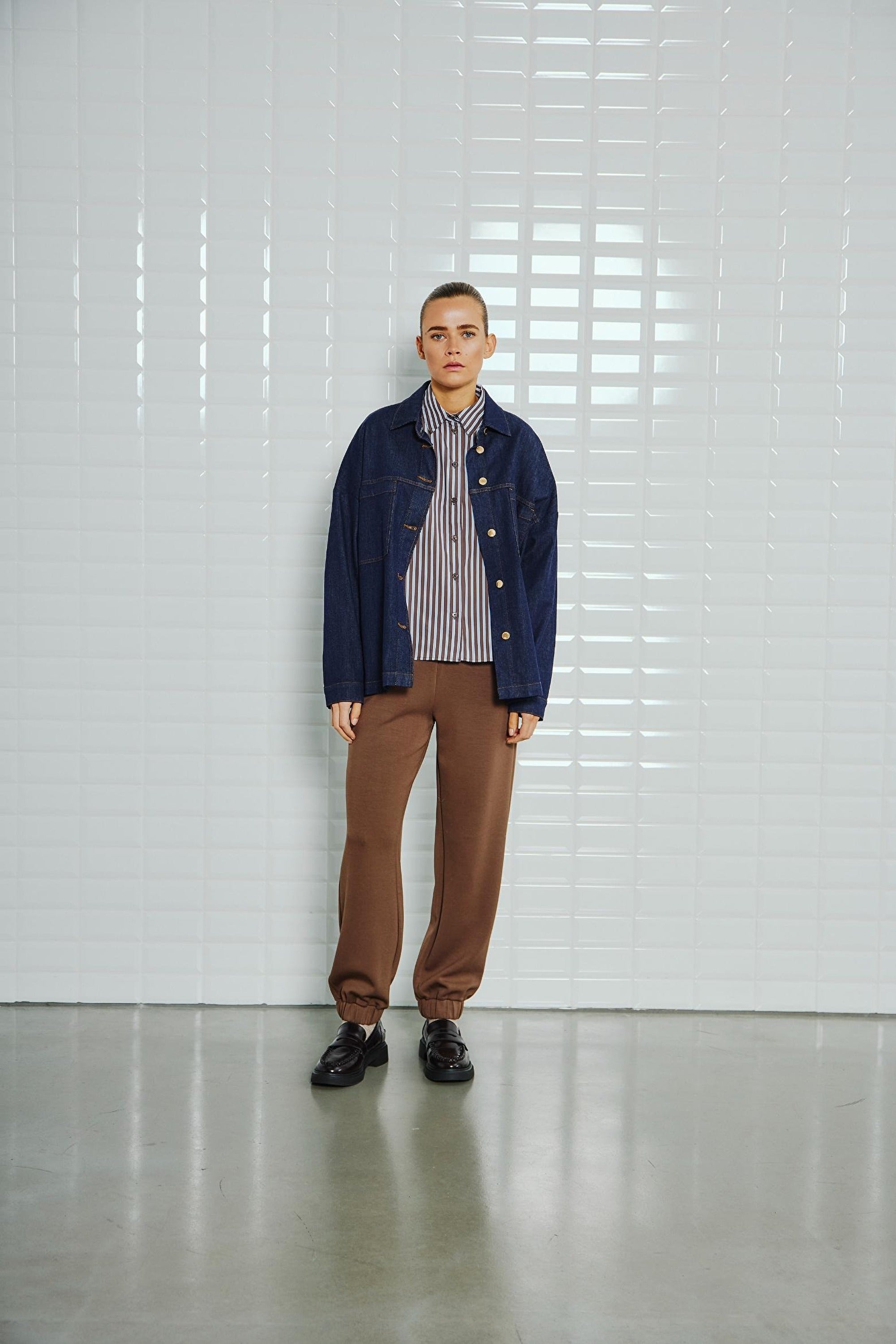 WithBlack Hemdjacken Midnight Blue Denim