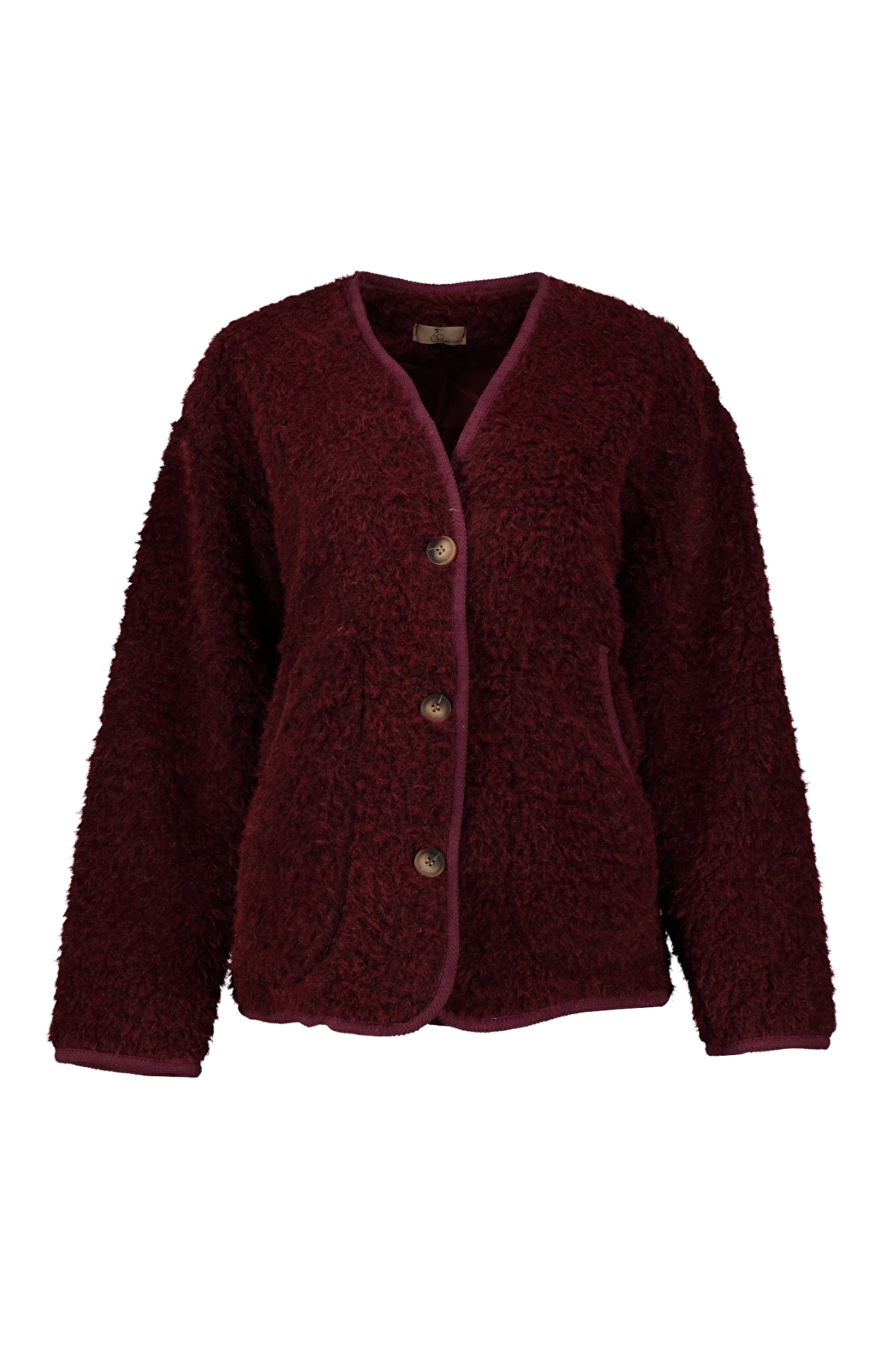 Goose Flash Teddyjacken Bordeaux