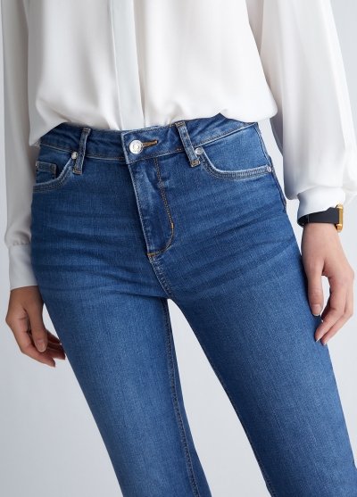 LIU JO Skinny Fit Den.Blue Dk.Surprise
