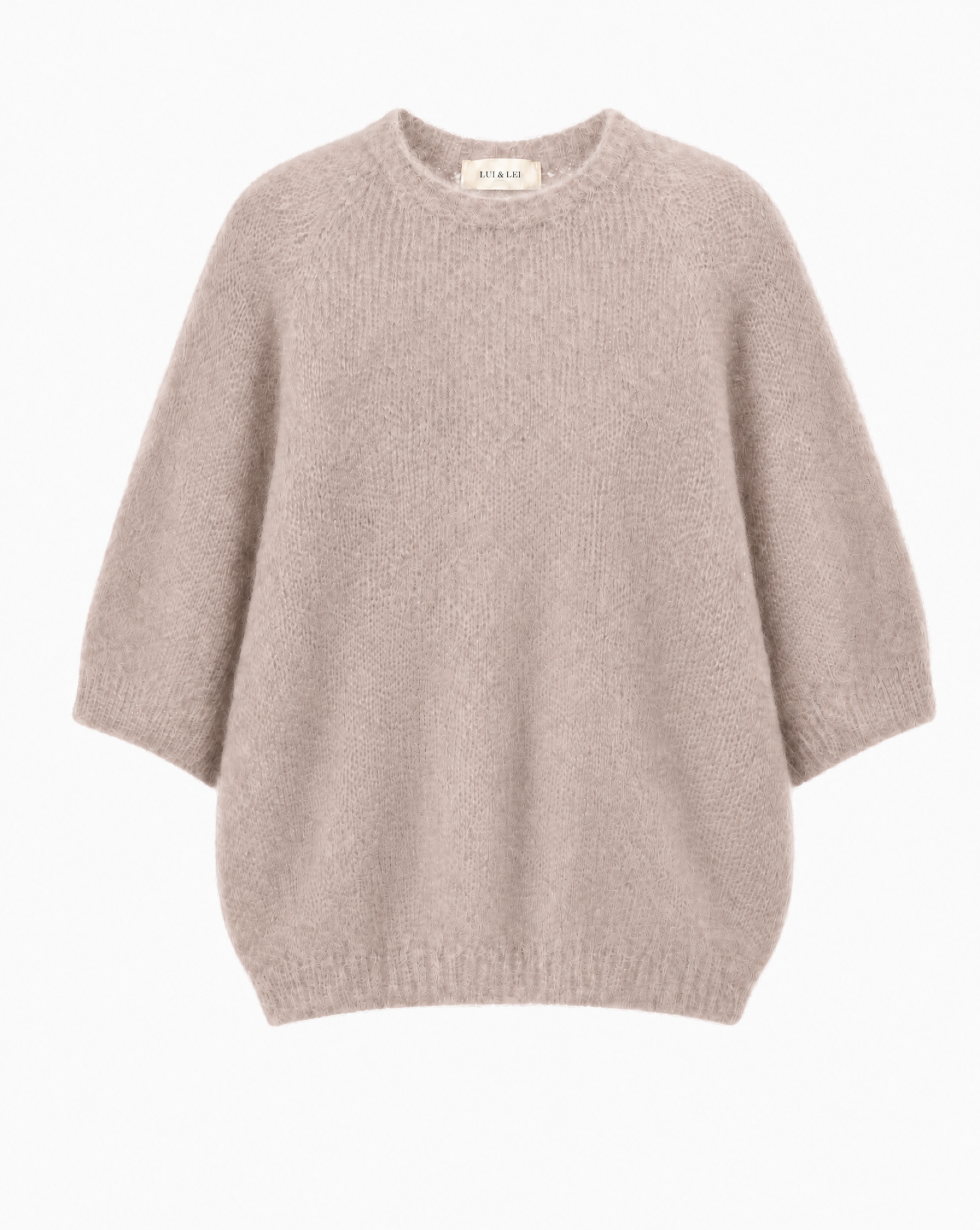 Strickpullover mit Kurzarm