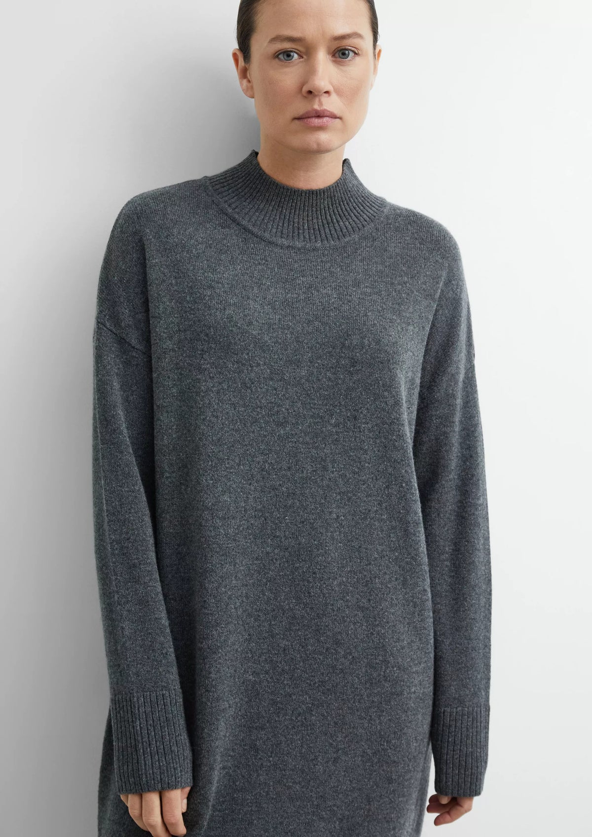 Comma Kleider Grey/Black