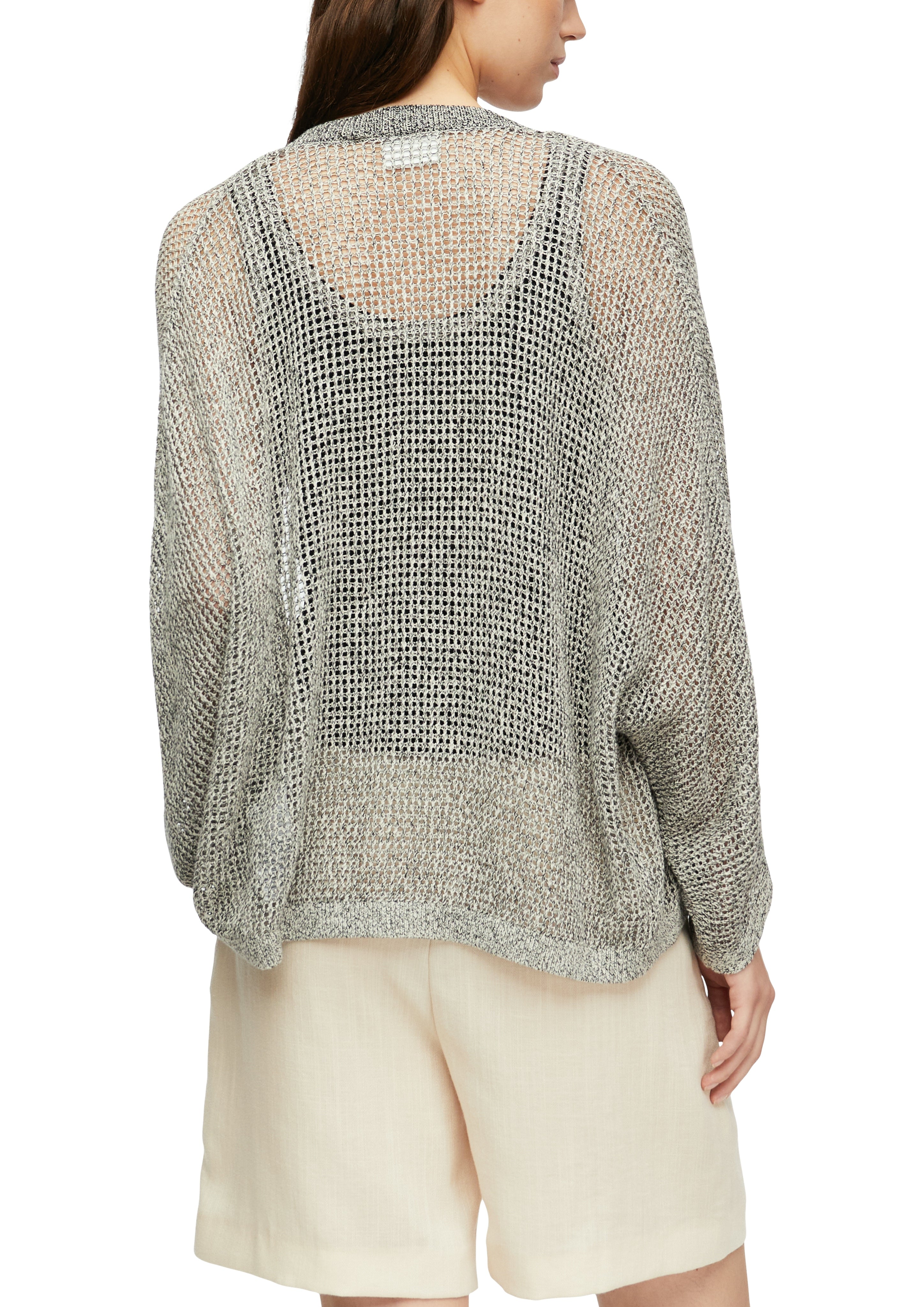 Cardigan aus Ajourstrick