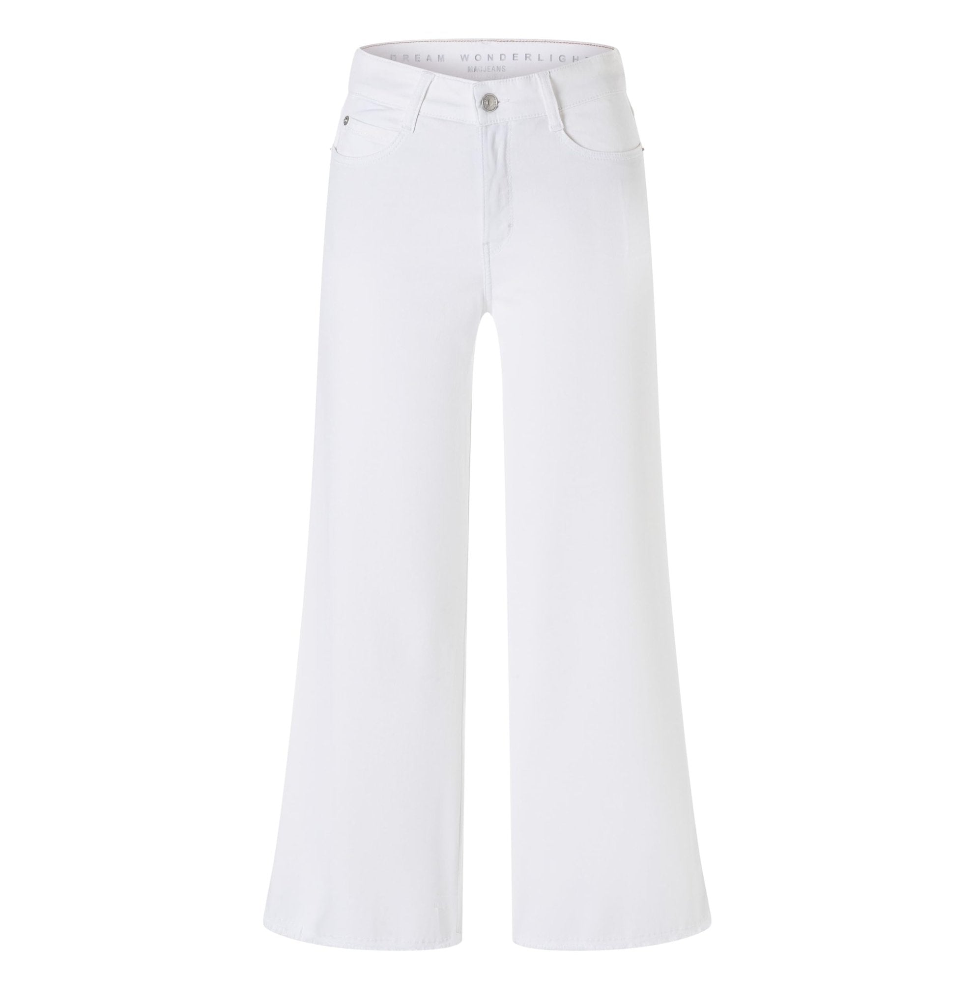 MAC Wide Leg White Denim