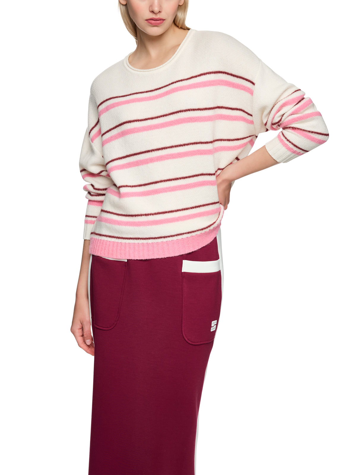 MarcCain Sports Strickpullover Rhododendron