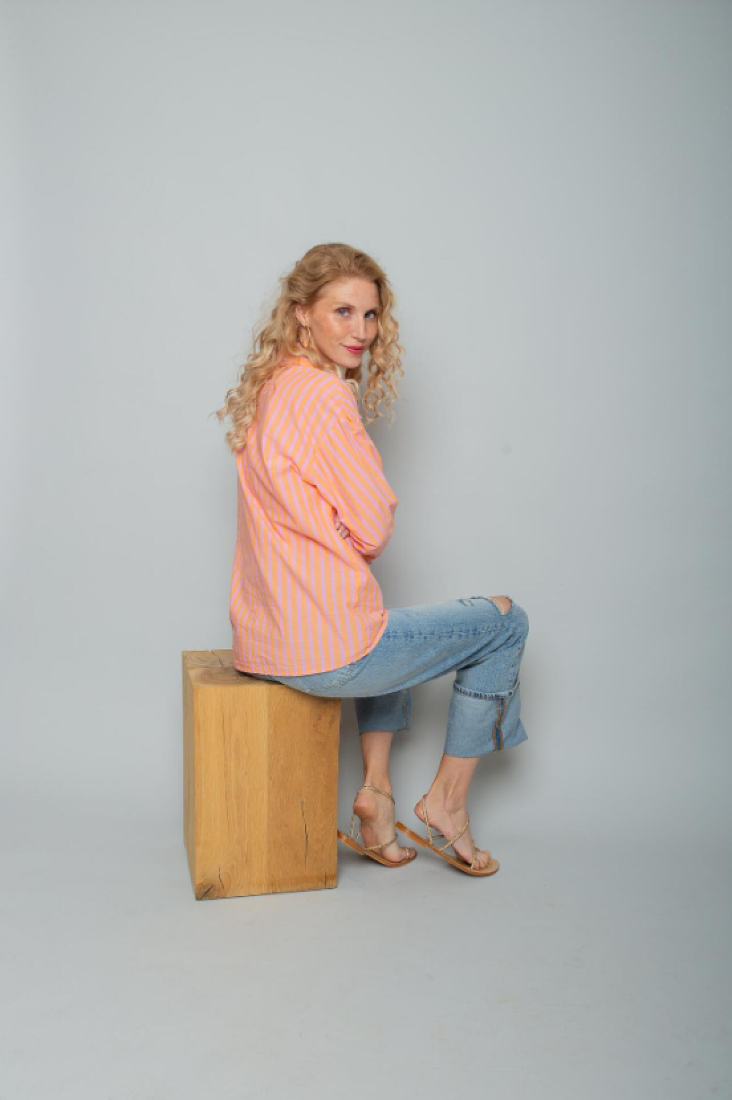 Emily Blusen Orange Pin