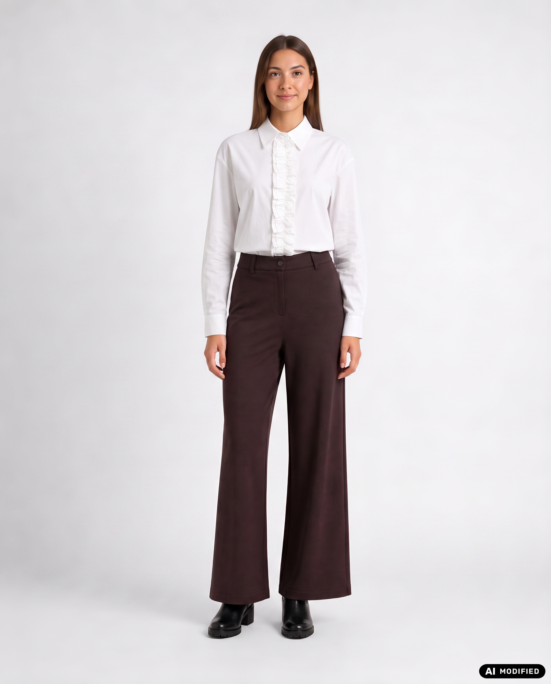 Bluse mit Rüschen