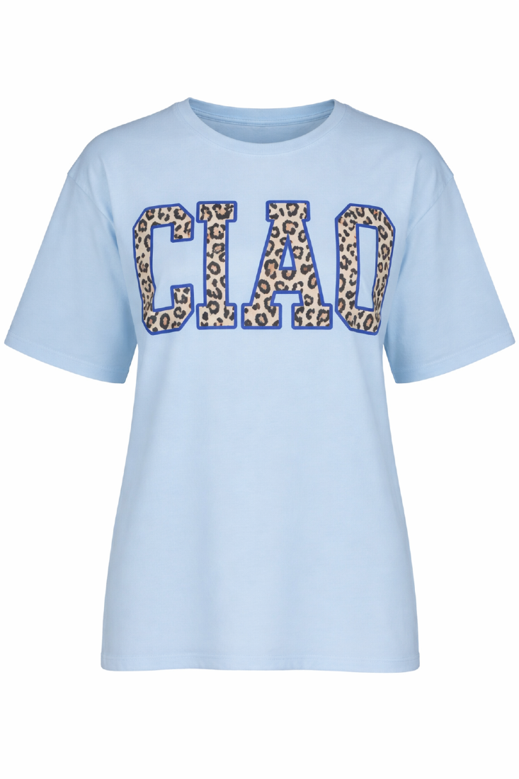 Goose Flash T-Shirts Blau/Leo