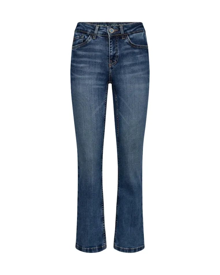 Mos Mosh Flared Leg Blue