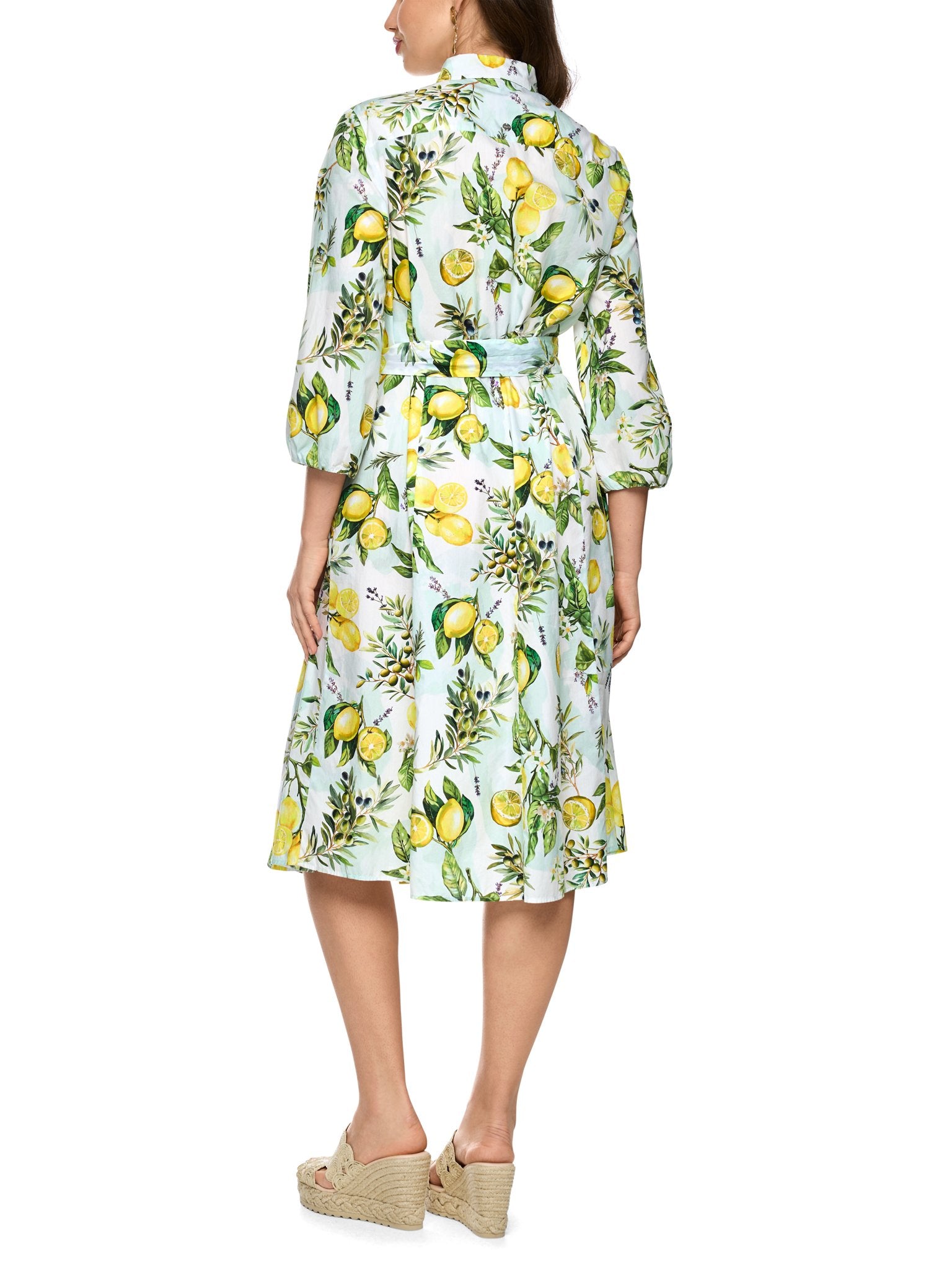 Kleid mit Zitronenprint