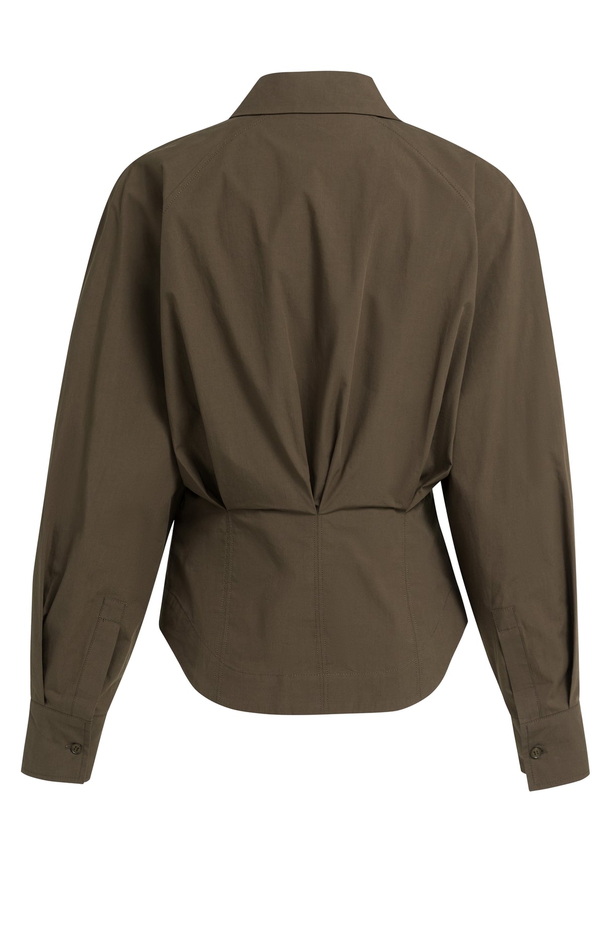 Bluse mit Zierfalte