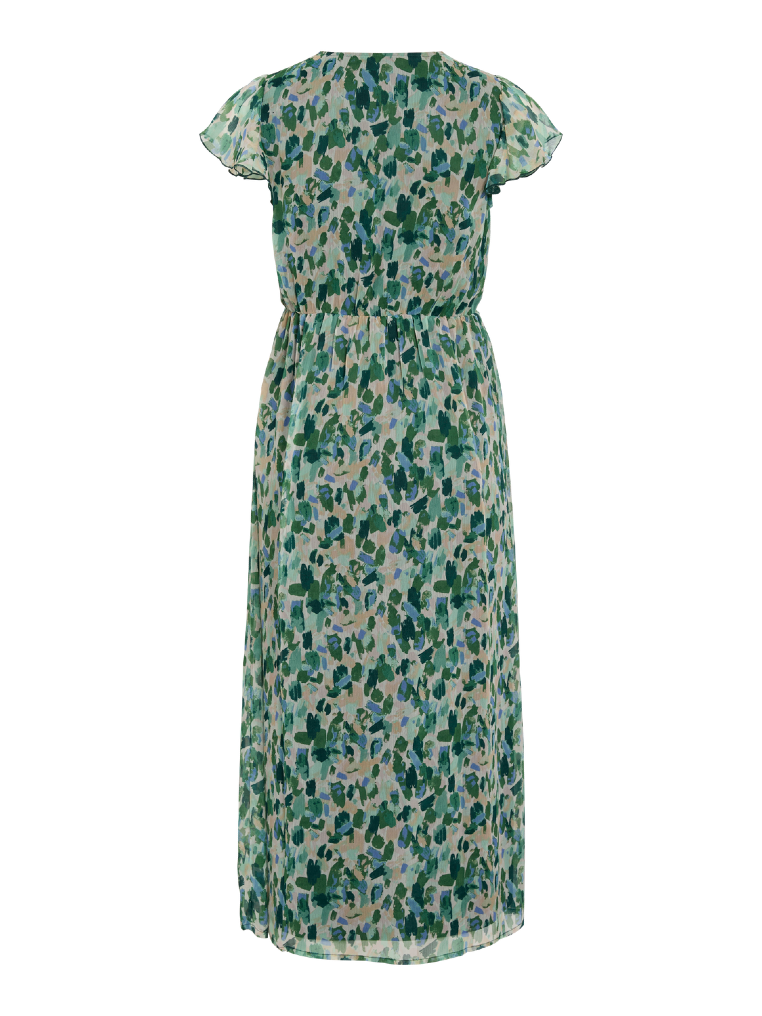 VILA Kleider Smoke Green/Graphic