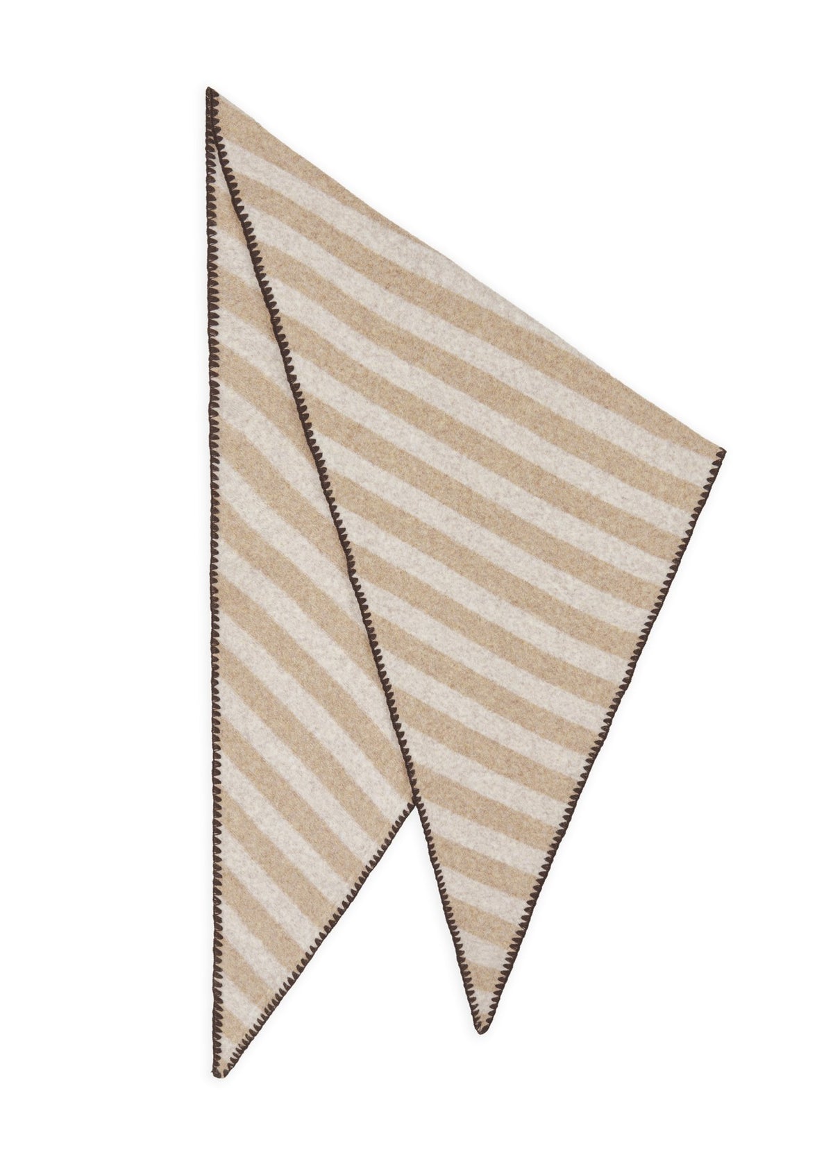 Dreieckstuch mit Streifenmuster