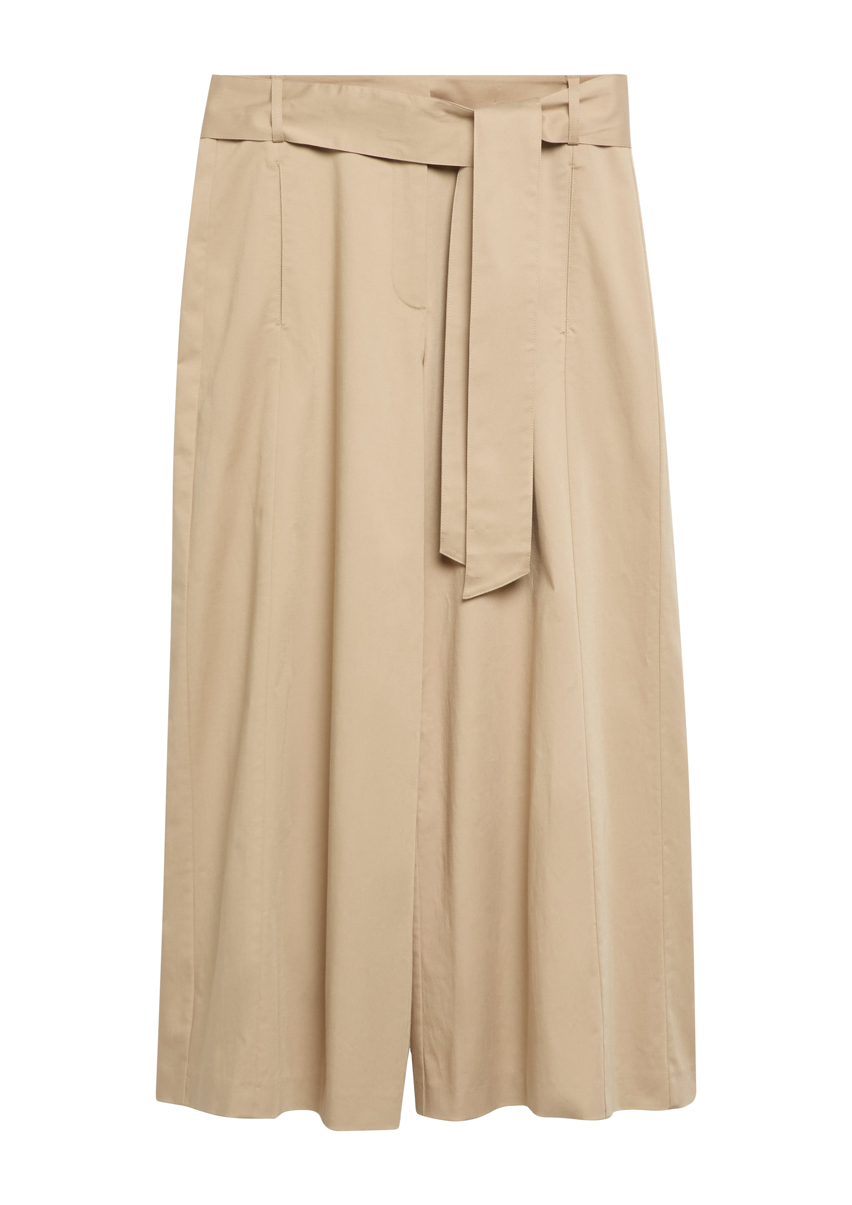 Culotte Hose mit Bindegürtel