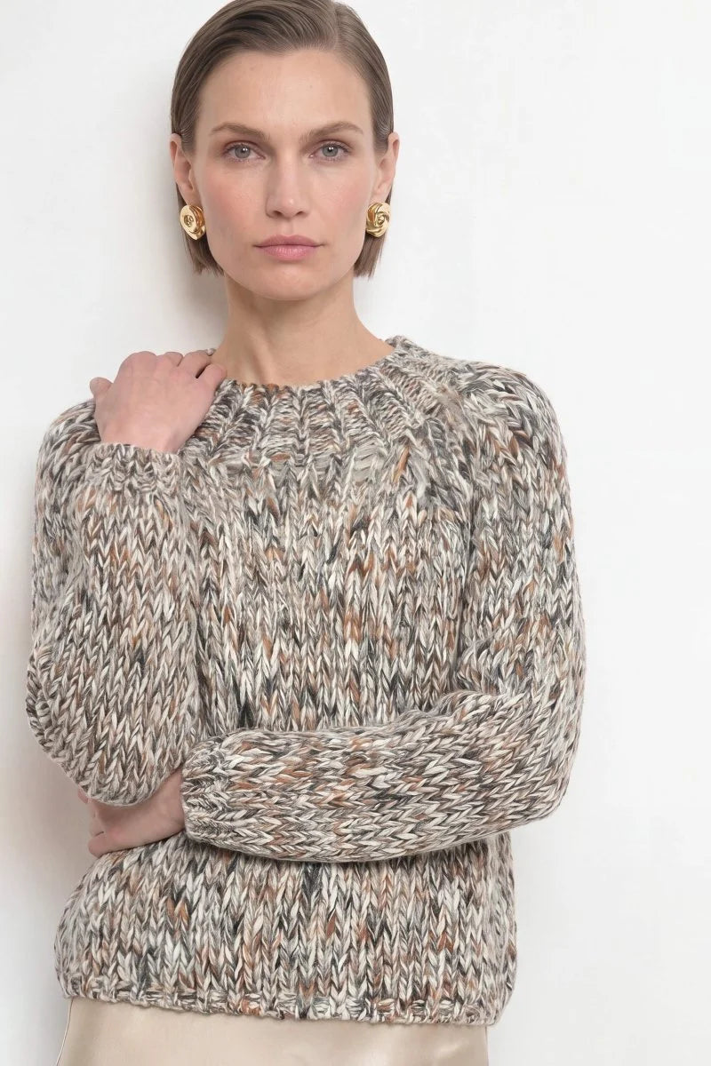 Strickpullover mit Schnurwolle
