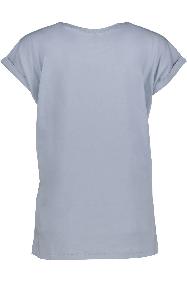 be famous T-Shirts Serene Blue - Puffy White