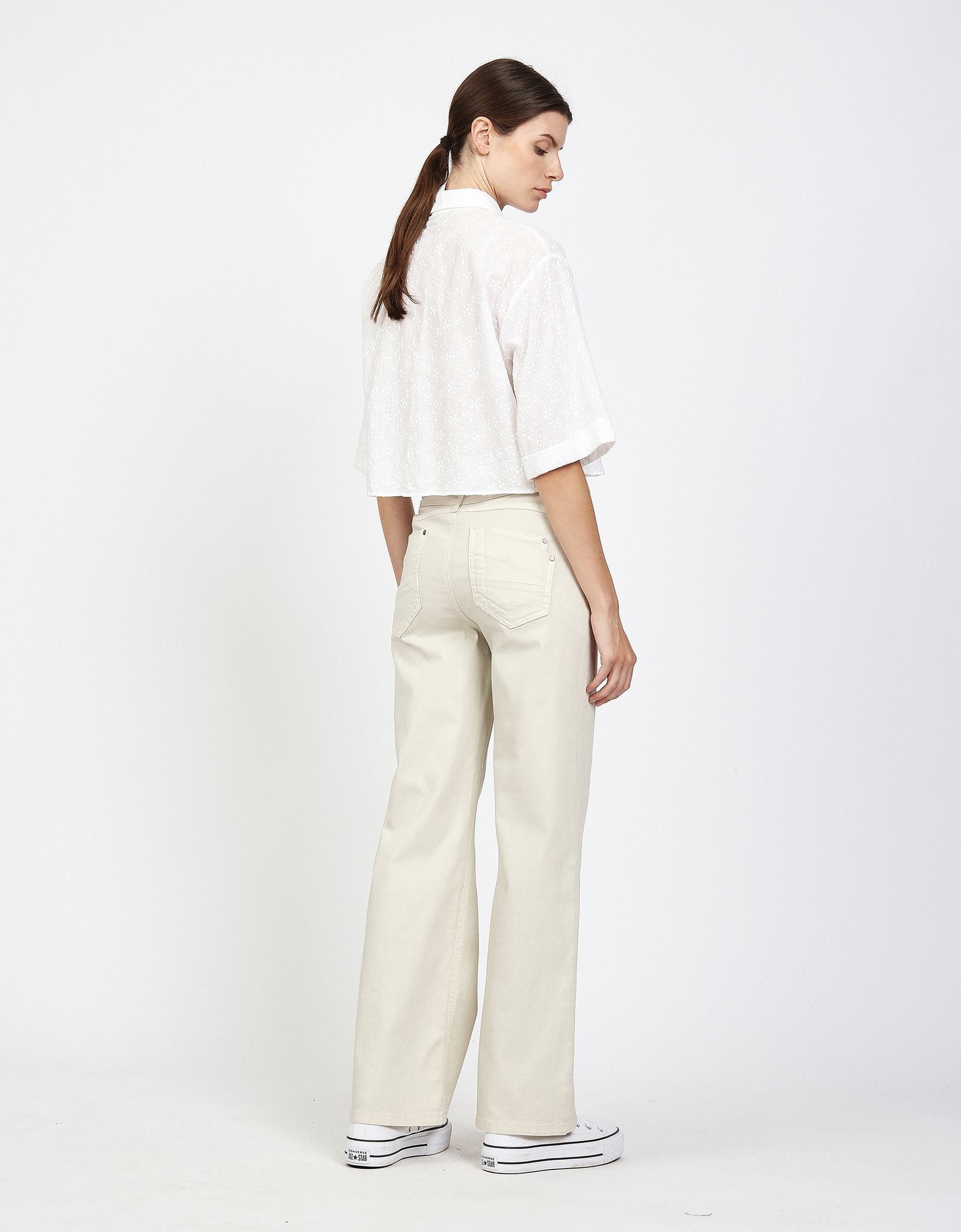 Gang Straight Leg Natural Beige Wash