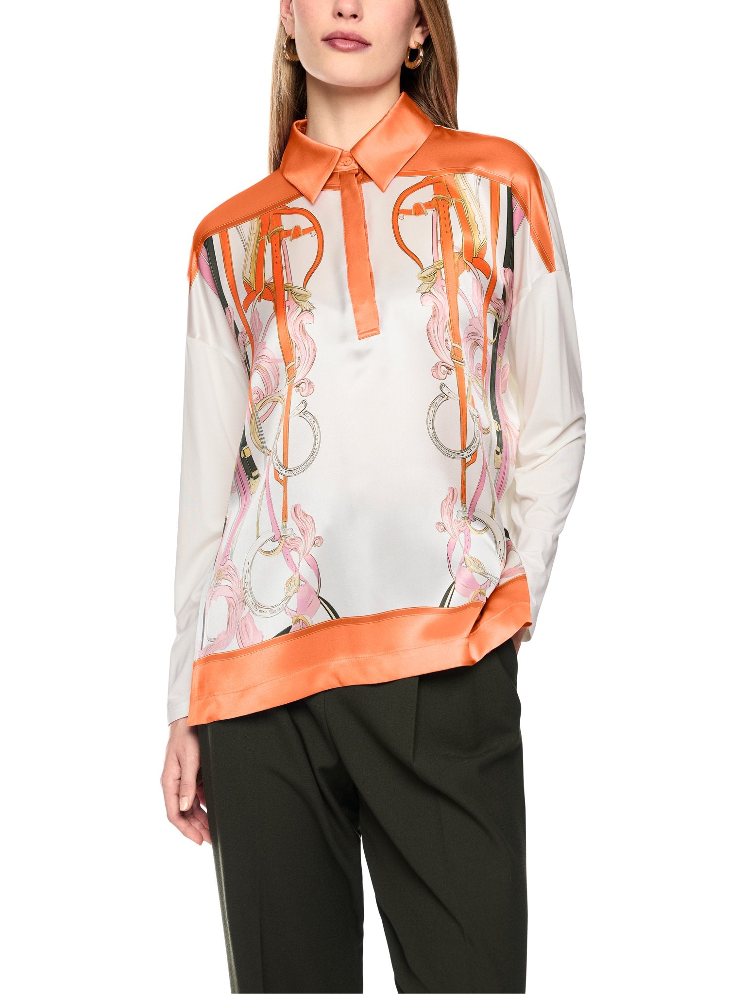 Blusenshirt mit Seide